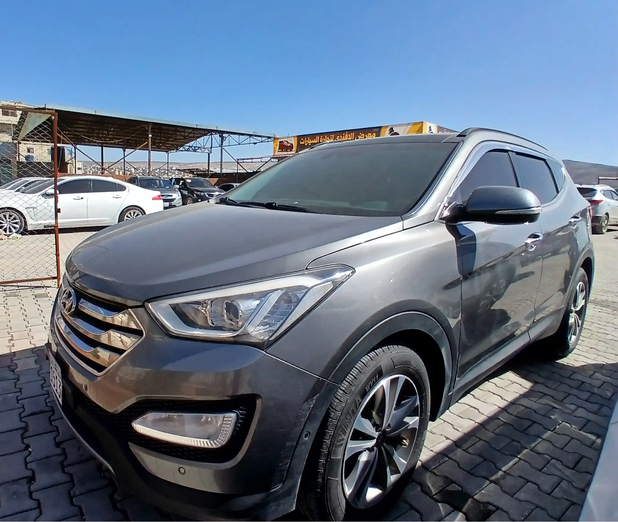 kilometrage car sale hyundai santa fe evgt suv new 2015 aleppo yk image