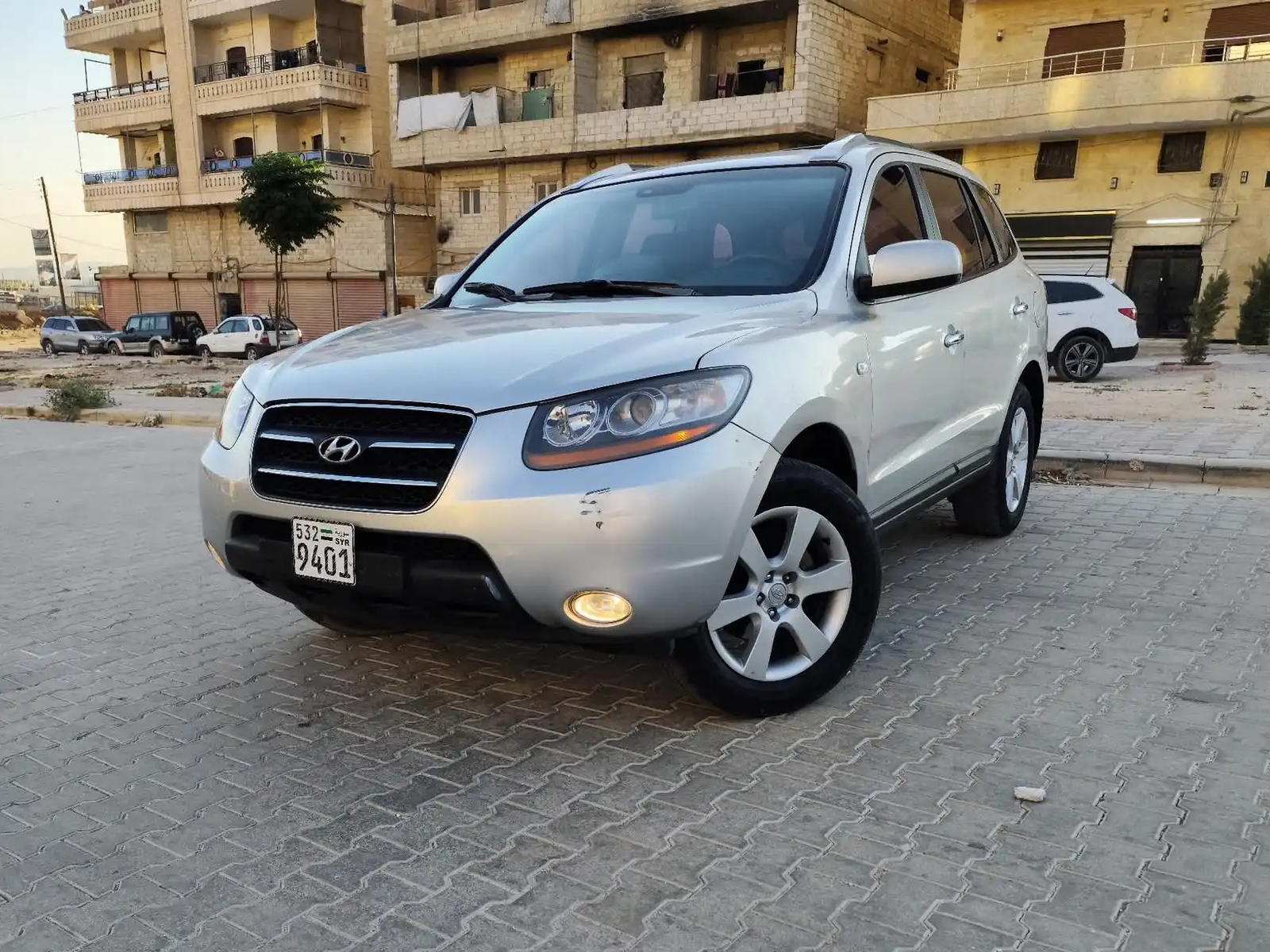 kilometrage car sale hyundai santa fe mlx suv used 2008 aleppo vr card image