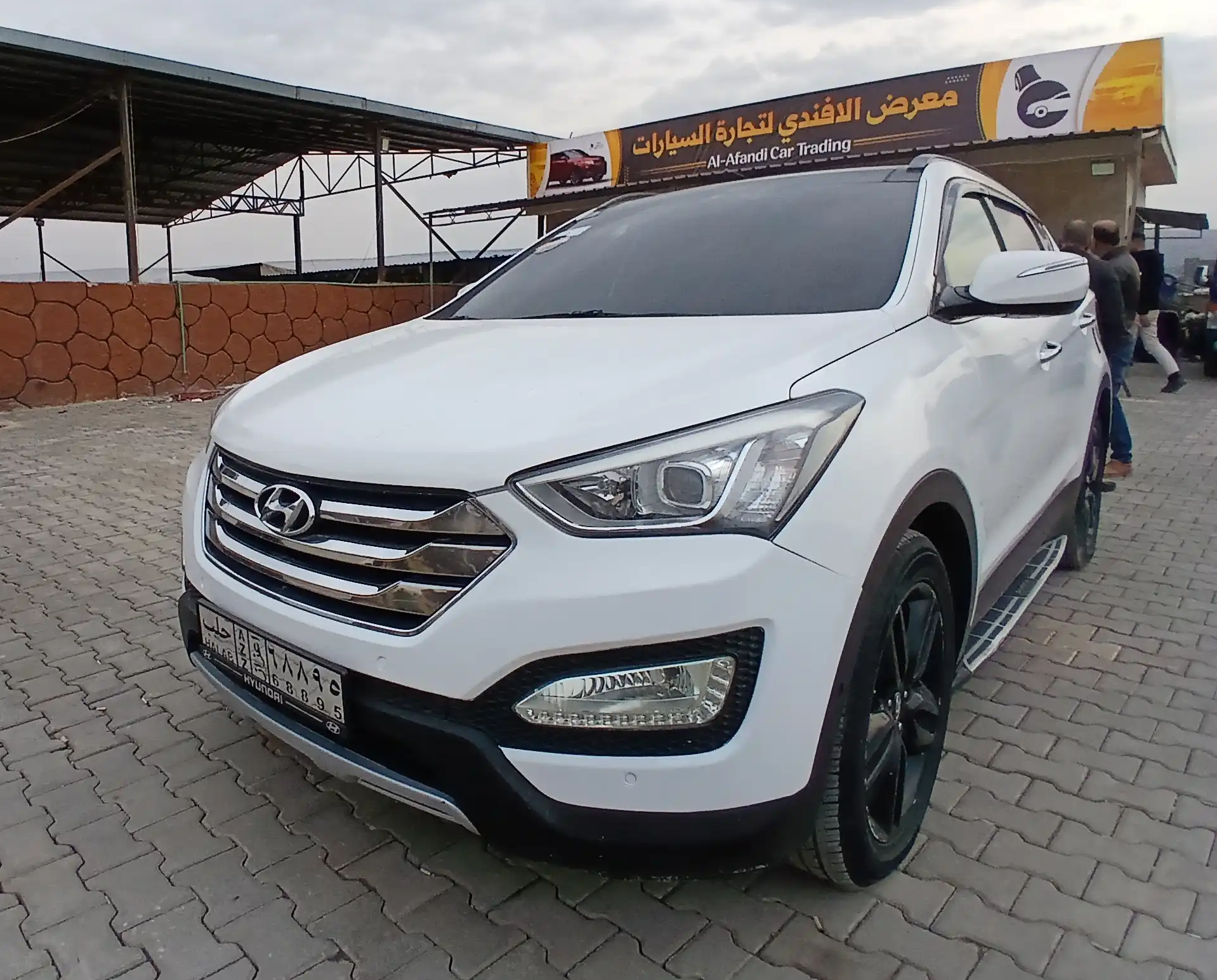 kilometrage car sale hyundai santa fe evgt suv used 2012 aleppo kd image