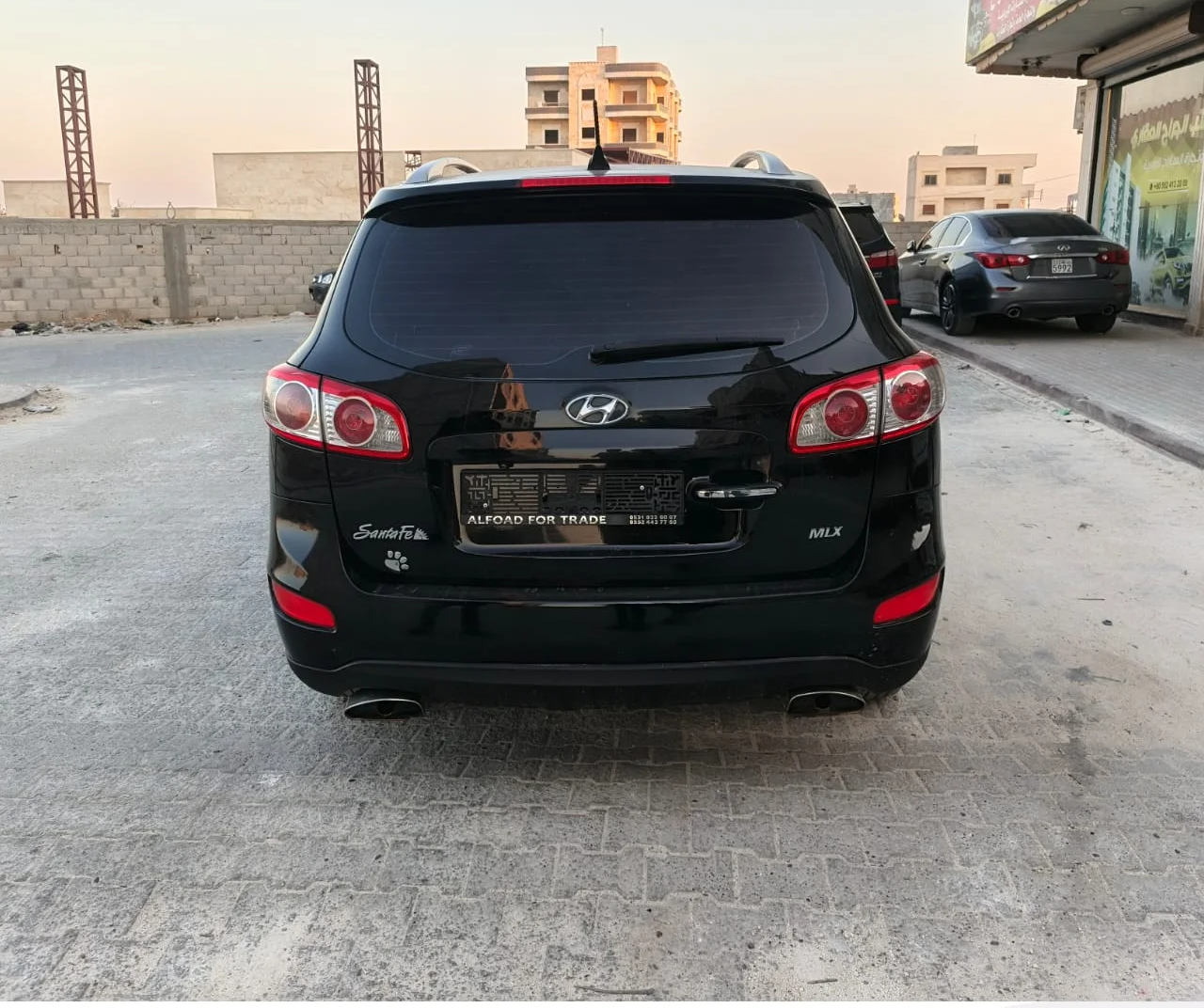 kilometrage car sale hyundai santa fe mlx suv used 2010 aleppo rf image