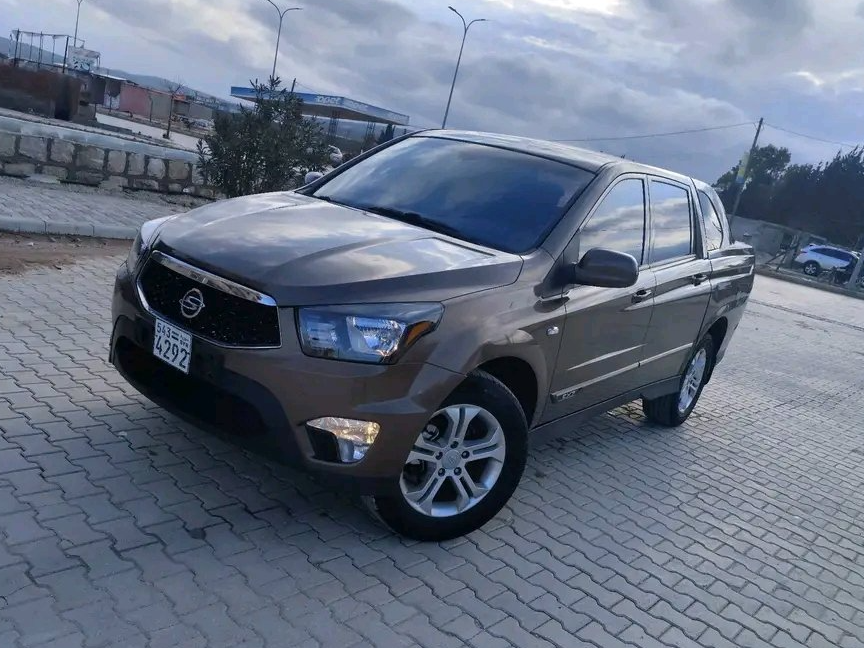 kilometrage car sale ssangyong kgm actyon limited pickup used 2014 aleppo fj card image