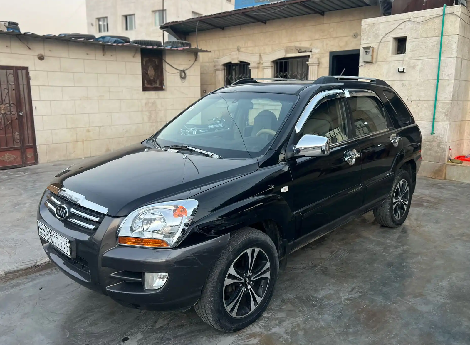 kilometrage car rent kia sportage tlx suv 2005 aleppo hw card image