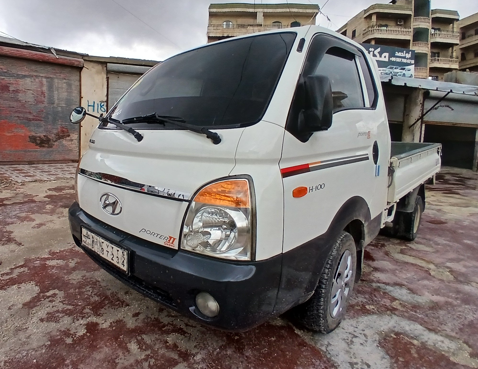 kilometrage car sale hyundai porter ii 2 crdi cargo truck used 2009 aleppo rz card image