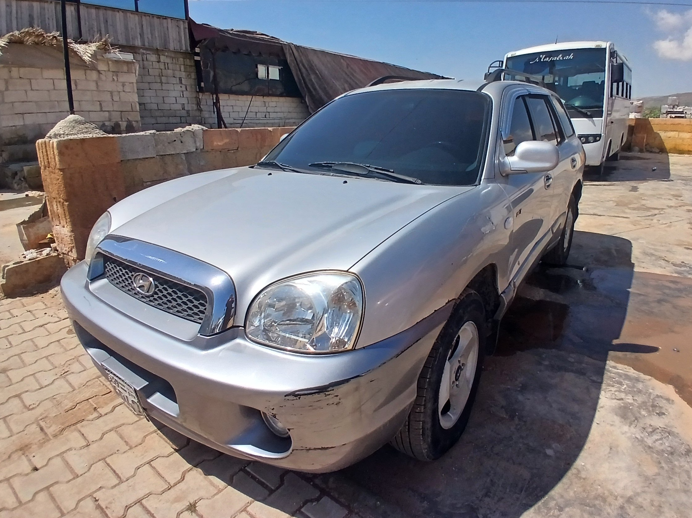 kilometrage car sale hyundai santa fe gold suv used 2005 aleppo bs image