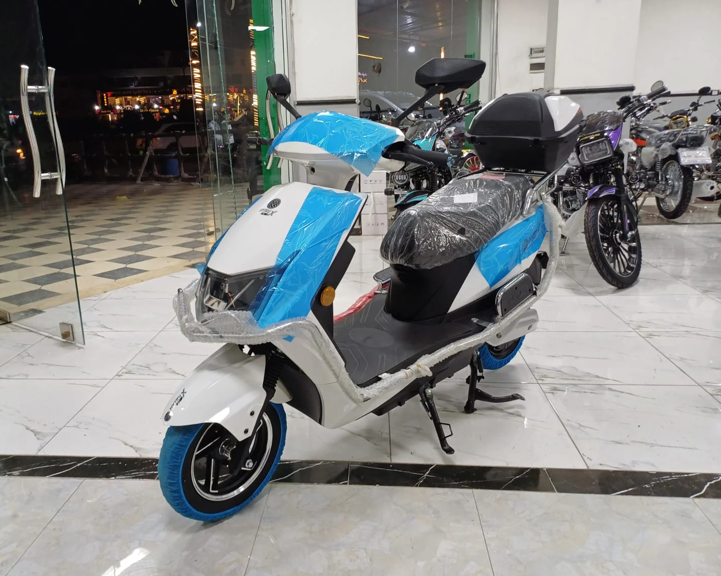 kilometrage motorbike nytrux xl scooter new 2025 aleppo ry image