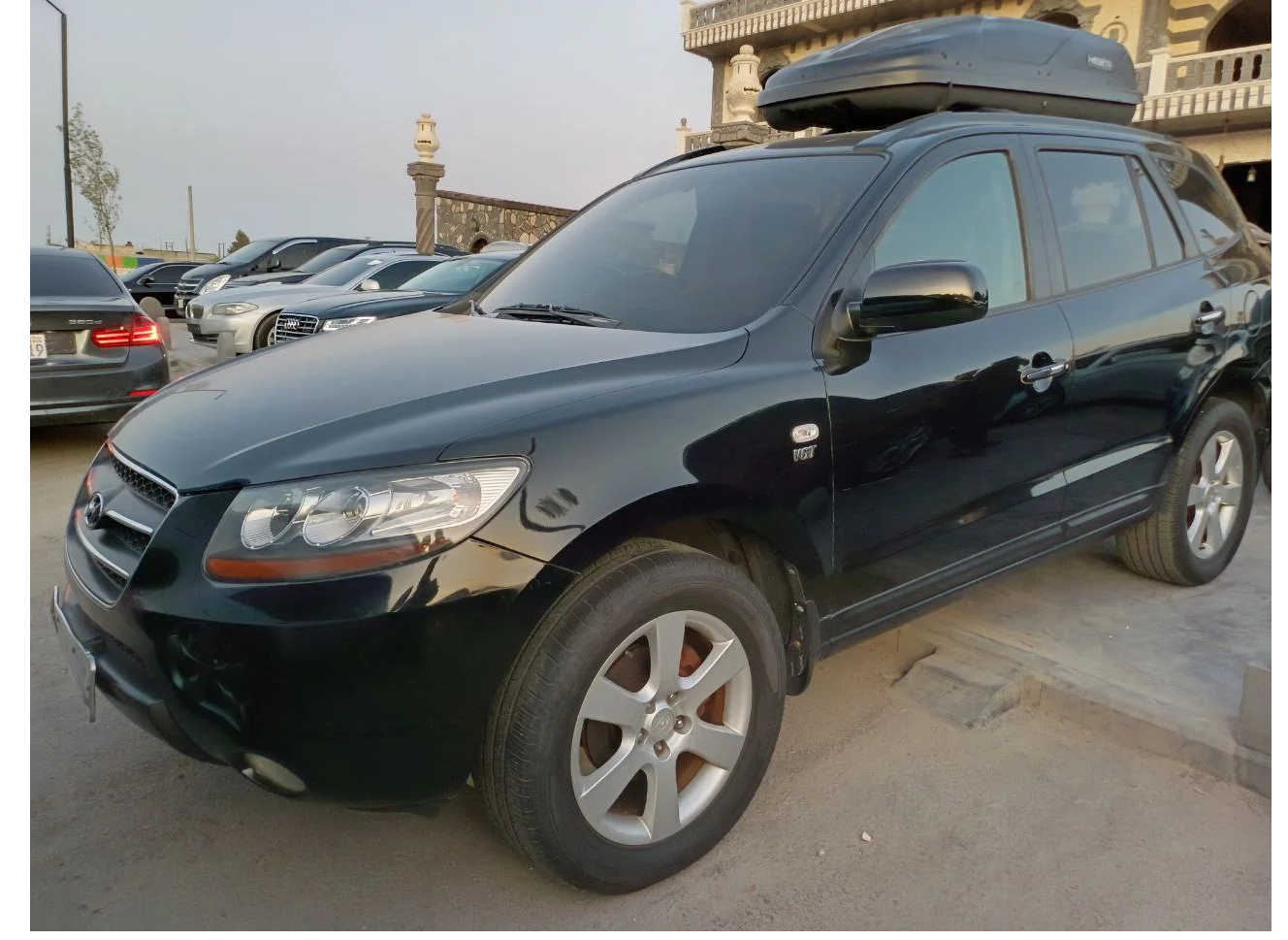 kilometrage car sale hyundai santa fe mlx suv 2007 aleppo gl card image