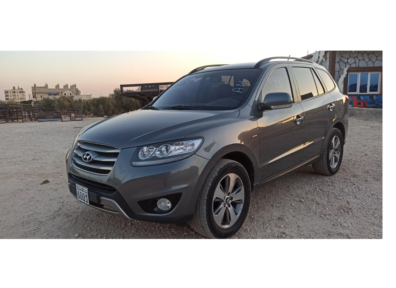 kilometrage car sale hyundai santa fe slx suv used 2012 aleppo pv image