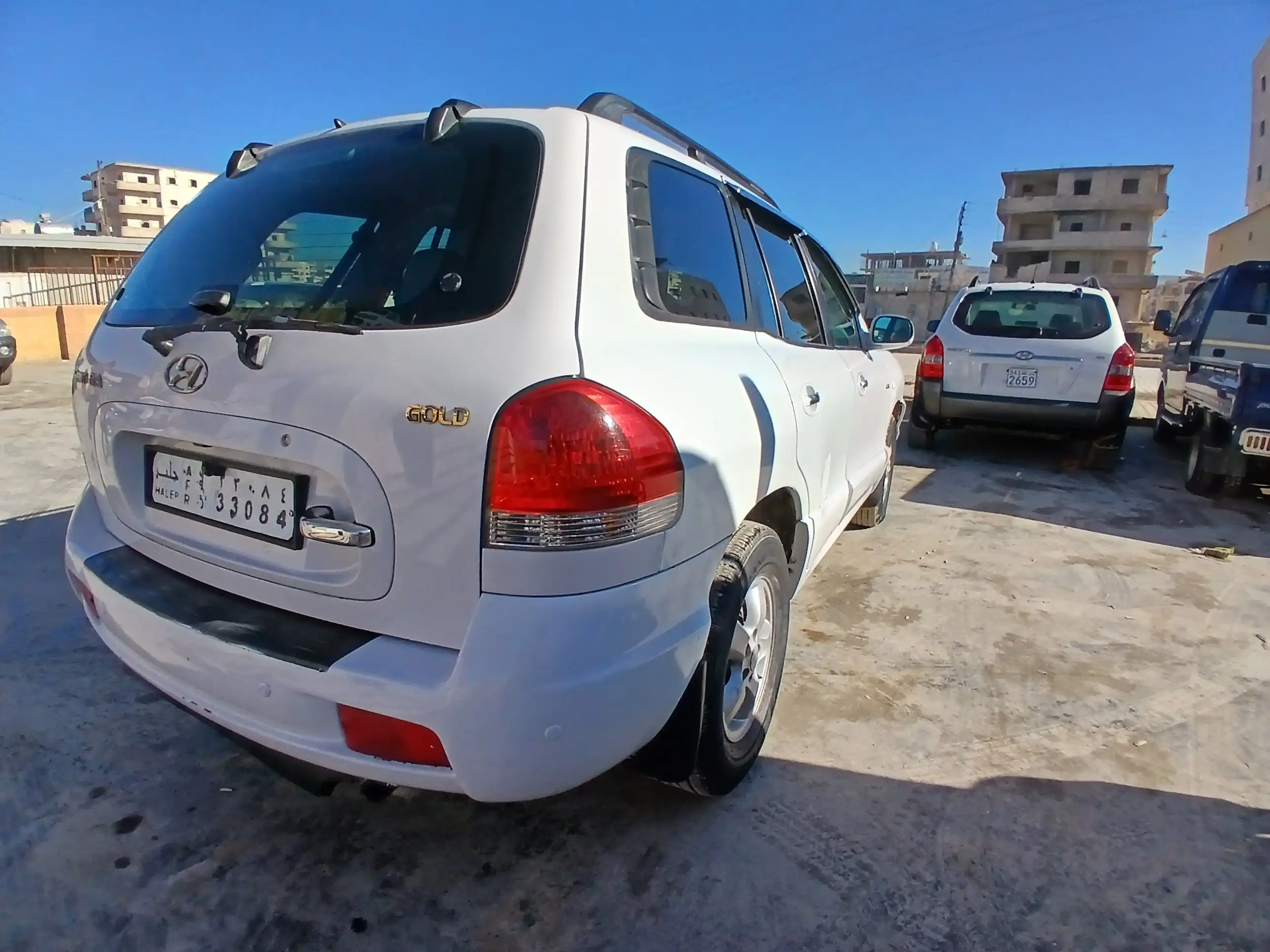 kilometrage car sale hyundai santa fe gold suv used 2005 aleppo wx image