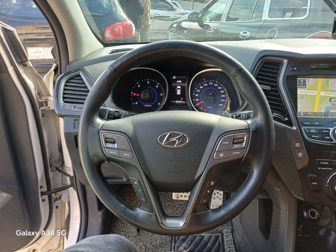 kilometrage car sale hyundai santa fe evgt suv used 2013 aleppo kz image