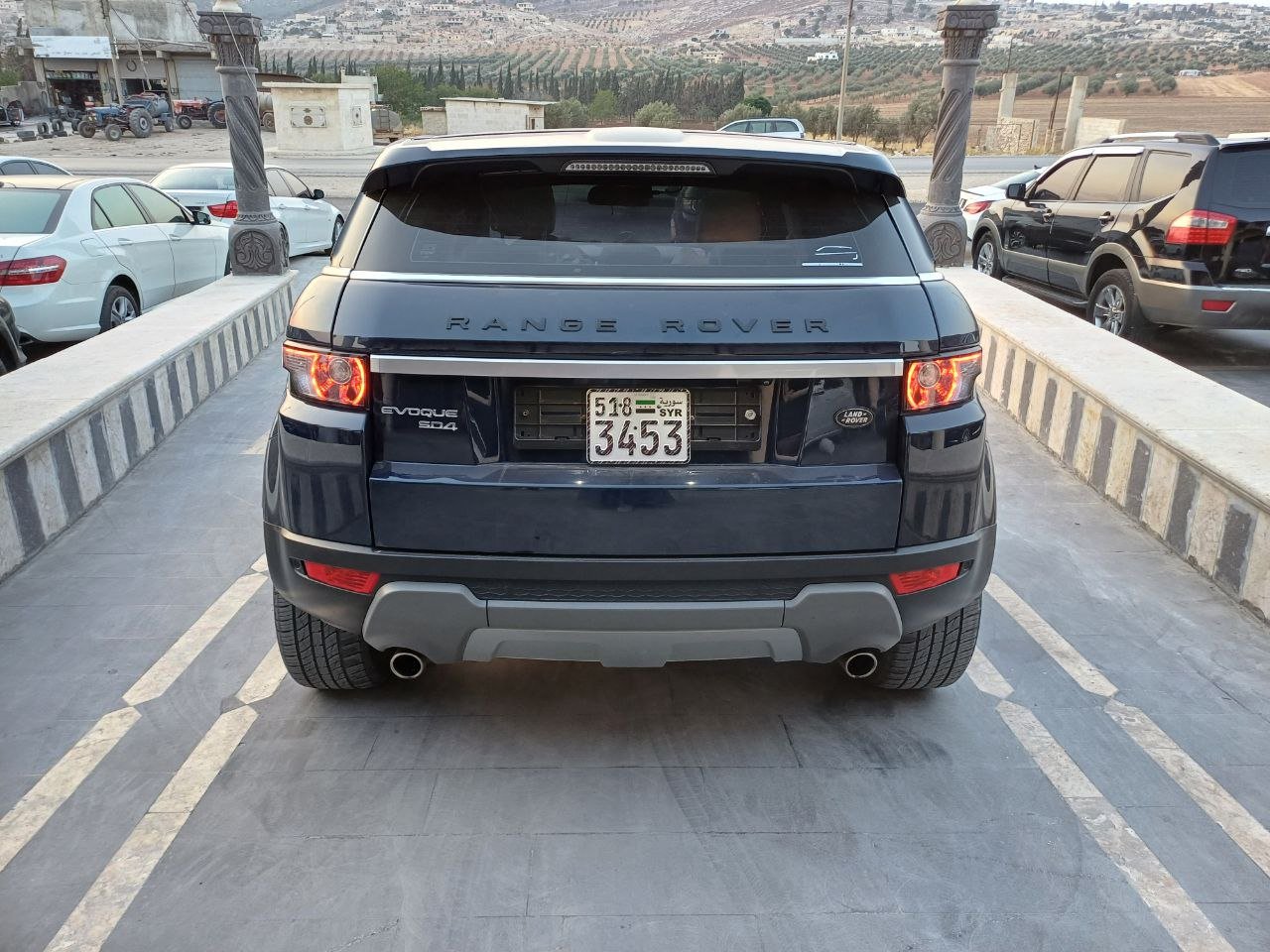 kilometrage car sale land rover range rover evoque sd4 suv used 2014 aleppo kj image