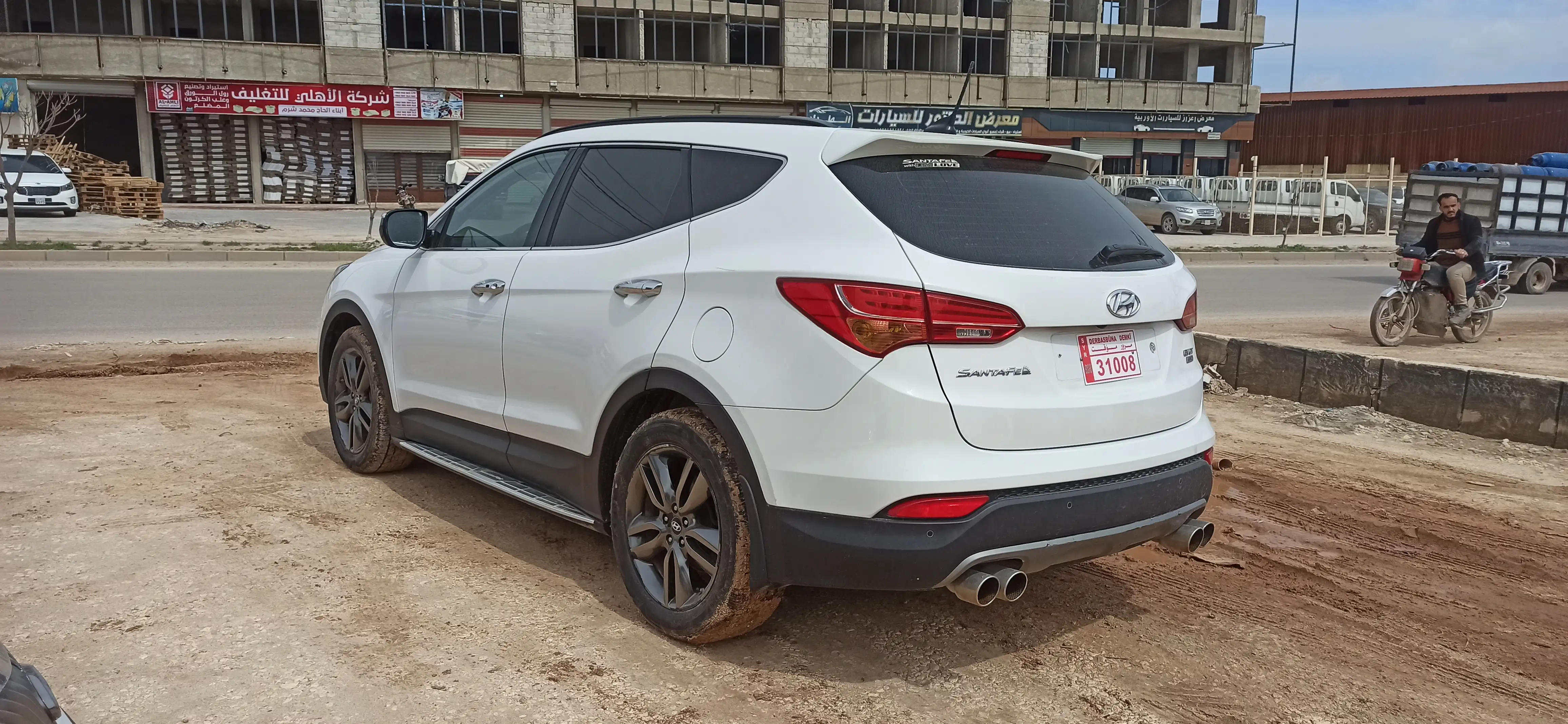 kilometrage car sale hyundai santa fe evgt suv used 2017 aleppo vd image