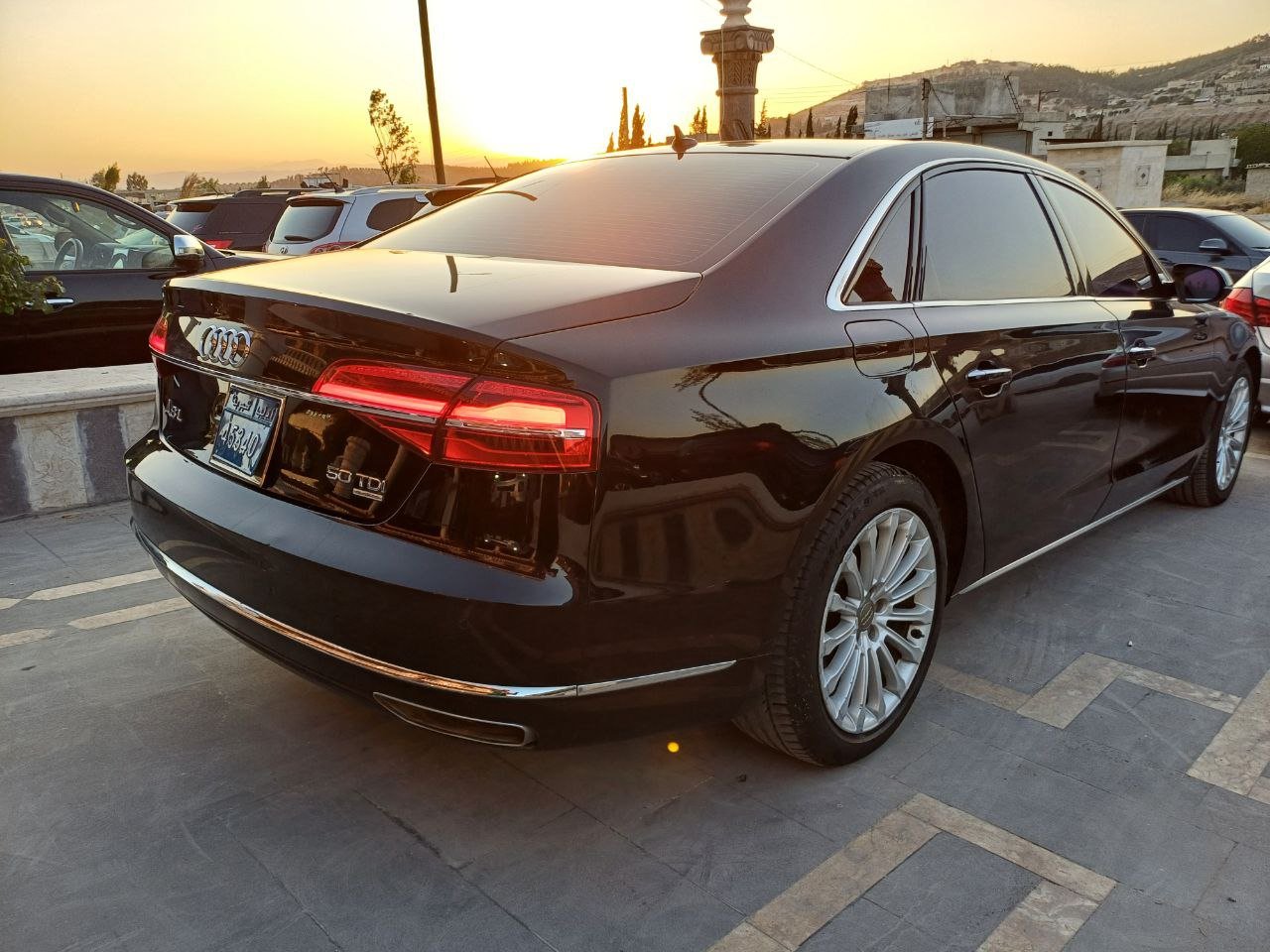 kilometrage car sale audi a8 l 50 tdi sedan used 2015 aleppo tm image
