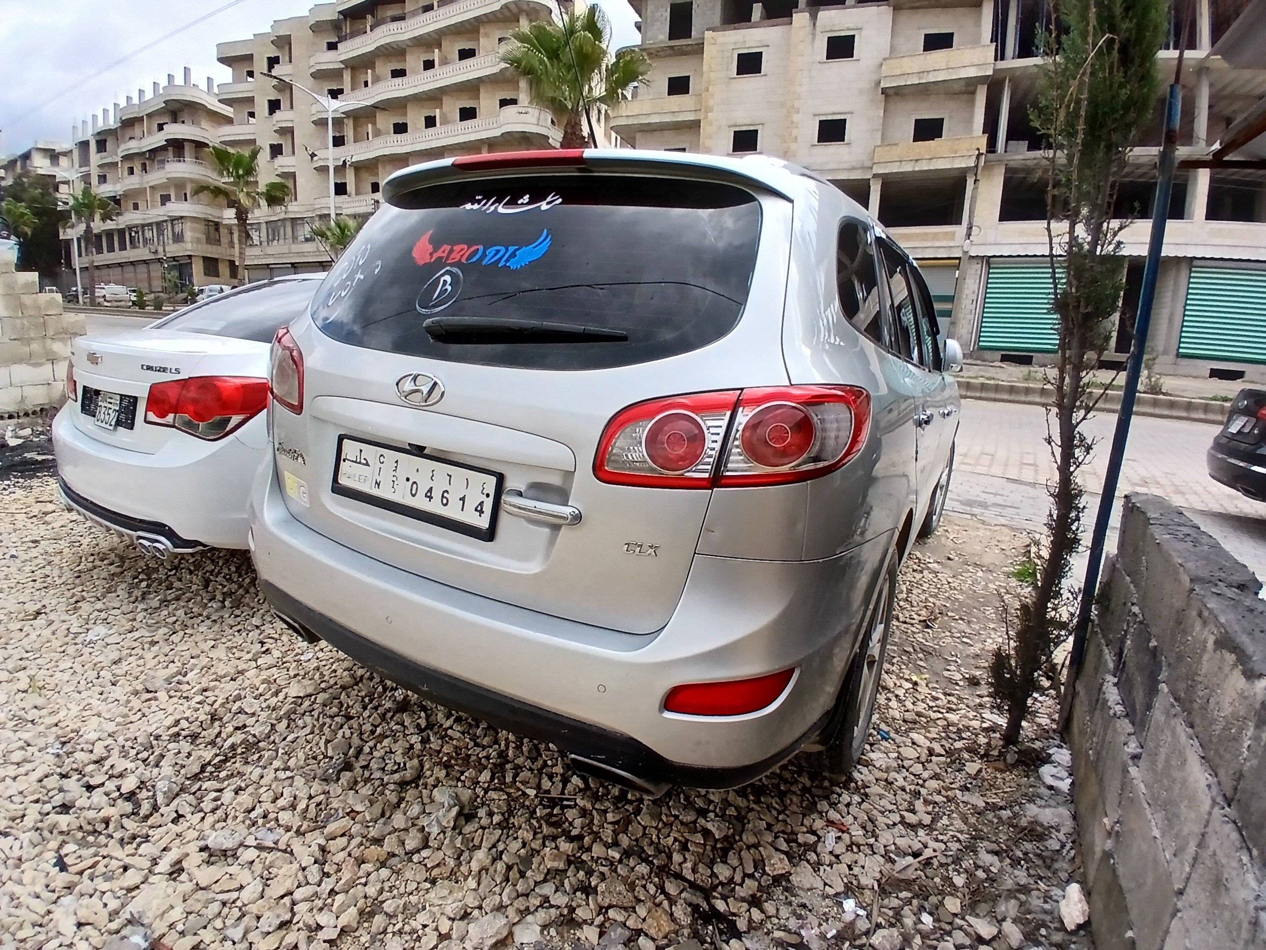 kilometrage car sale hyundai santa fe clx suv used 2010 aleppo fj image