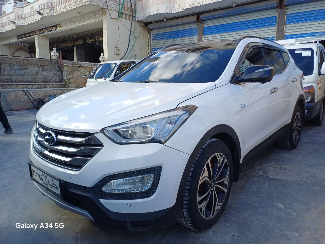 kilometrage car sale hyundai santa fe evgt suv used 2013 aleppo kz image