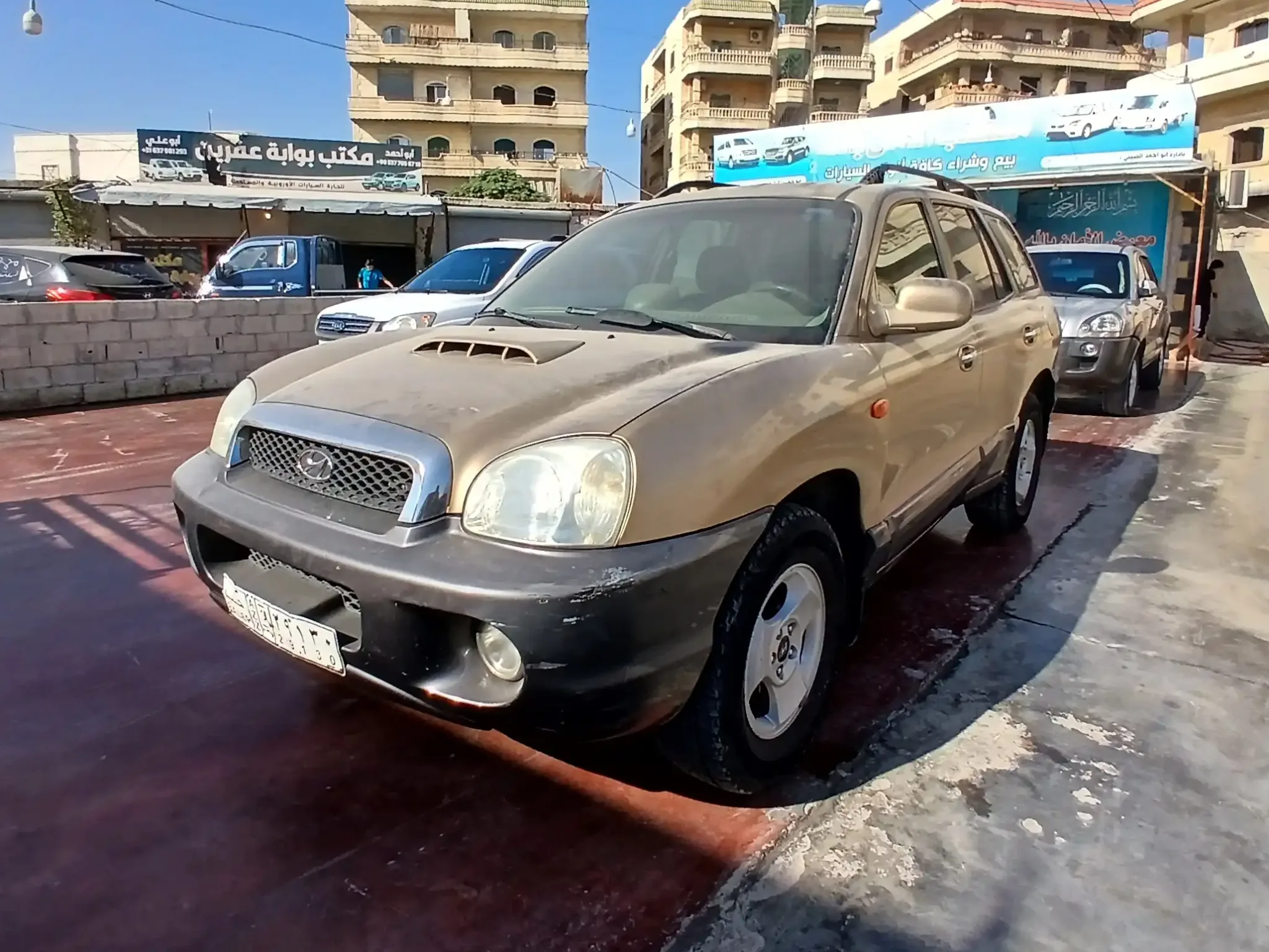 kilometrage car sale hyundai santa fe gold suv used 2000 aleppo th image