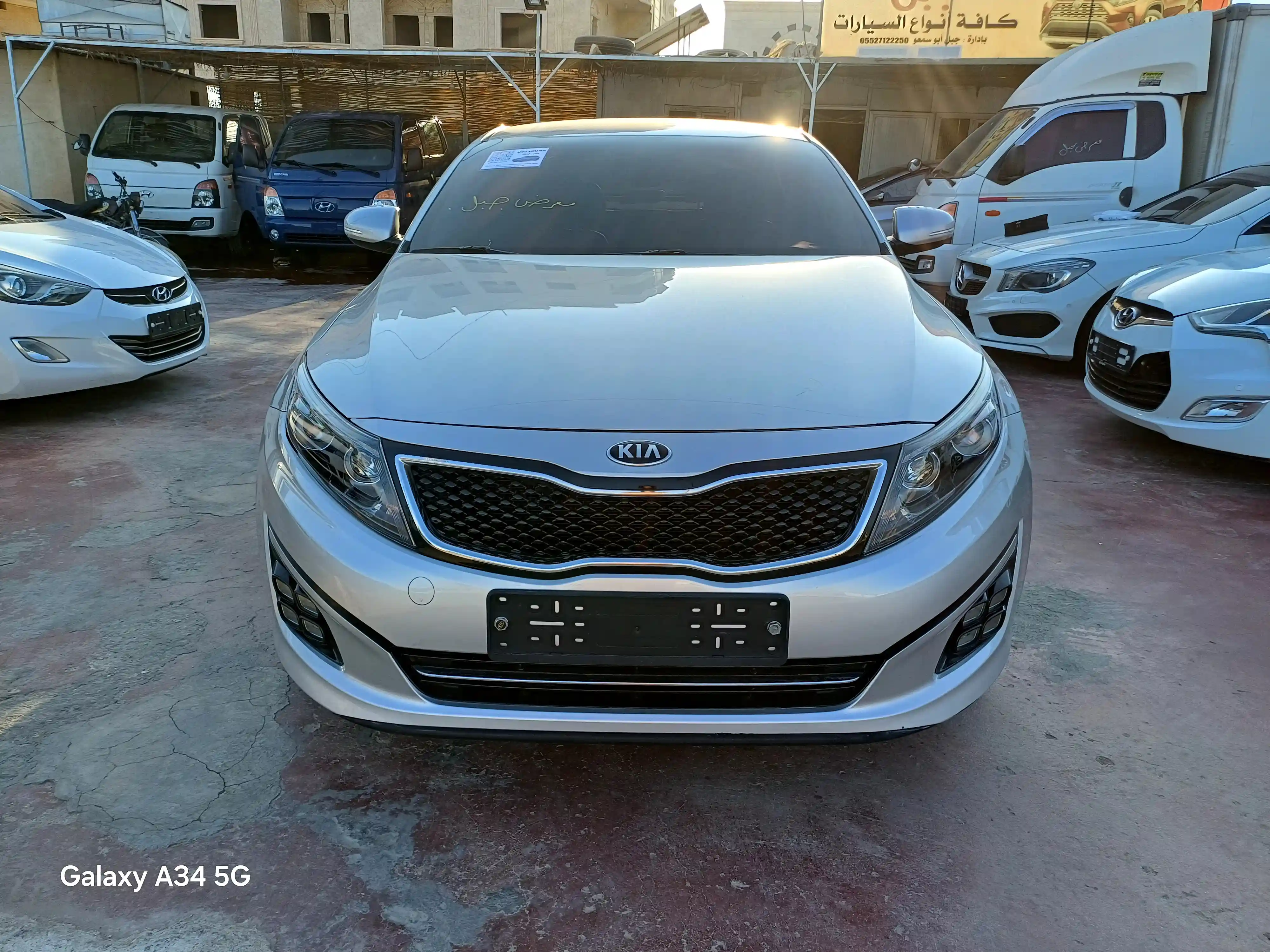 kilometrage car sale kia k5 standard sedan used 2014 aleppo ii image
