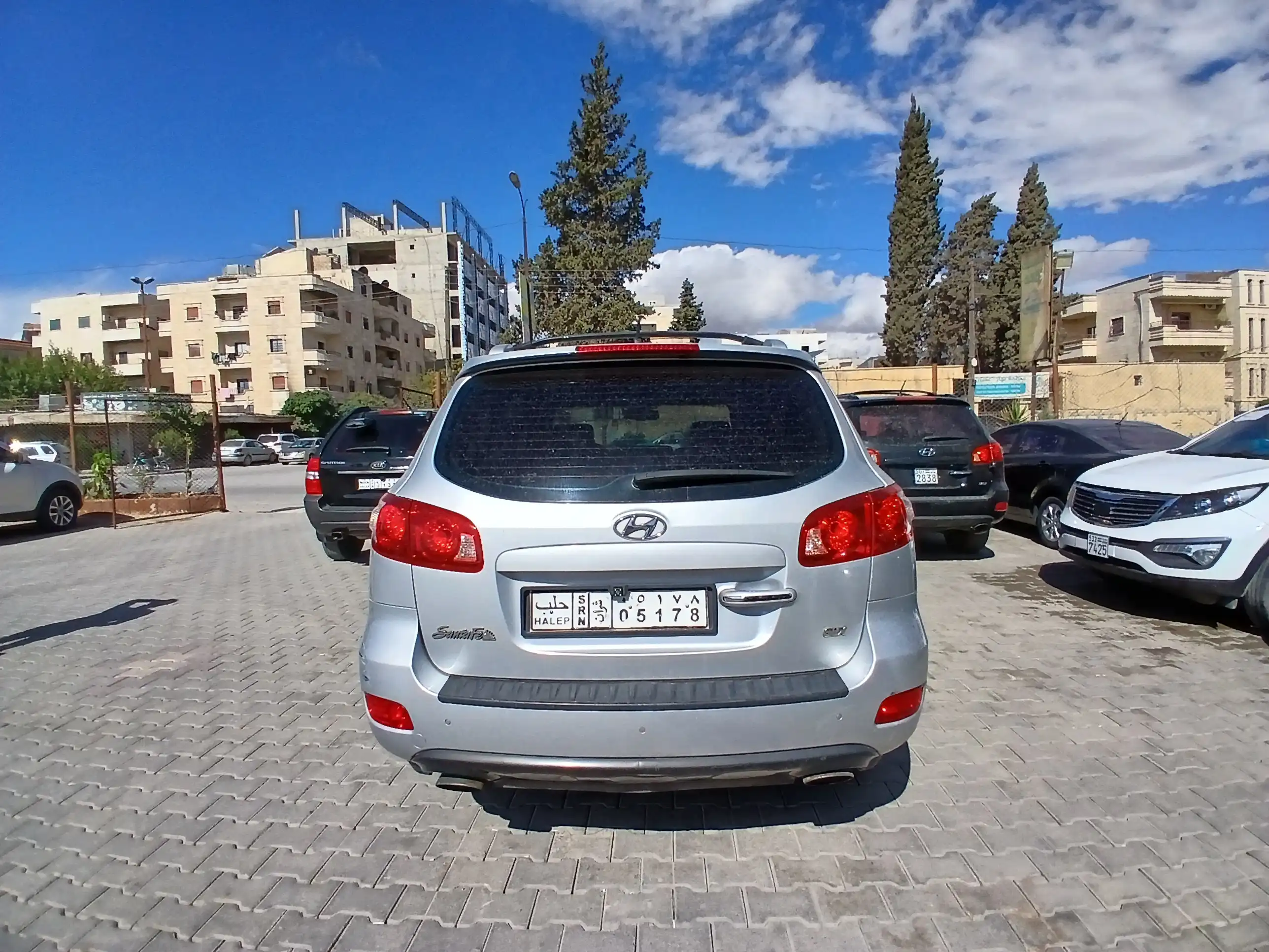 kilometrage car sale hyundai santa fe slx suv used 2008 aleppo iz image