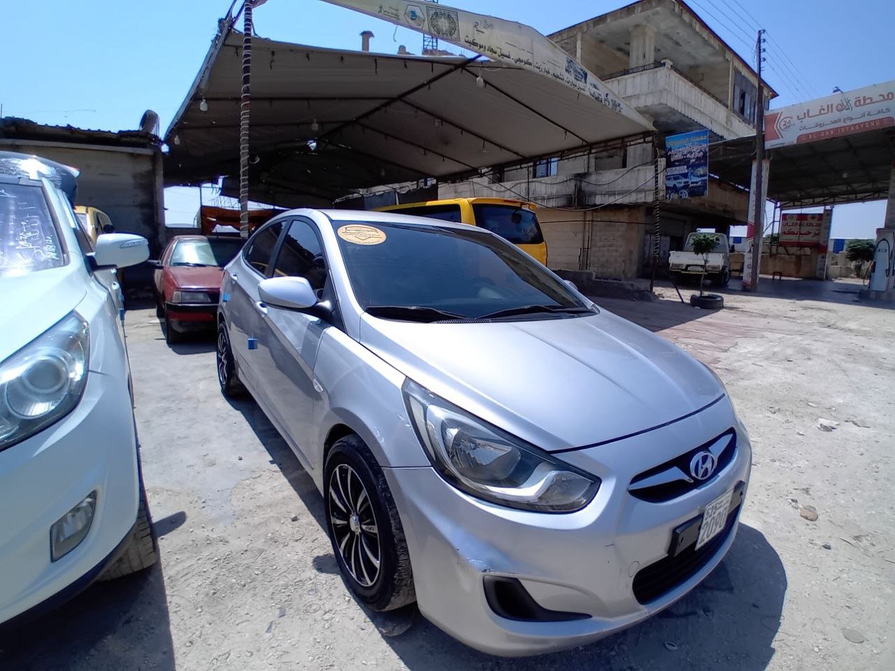 kilometrage car sale hyundai accent standard sedan used 2011 aleppo xj image