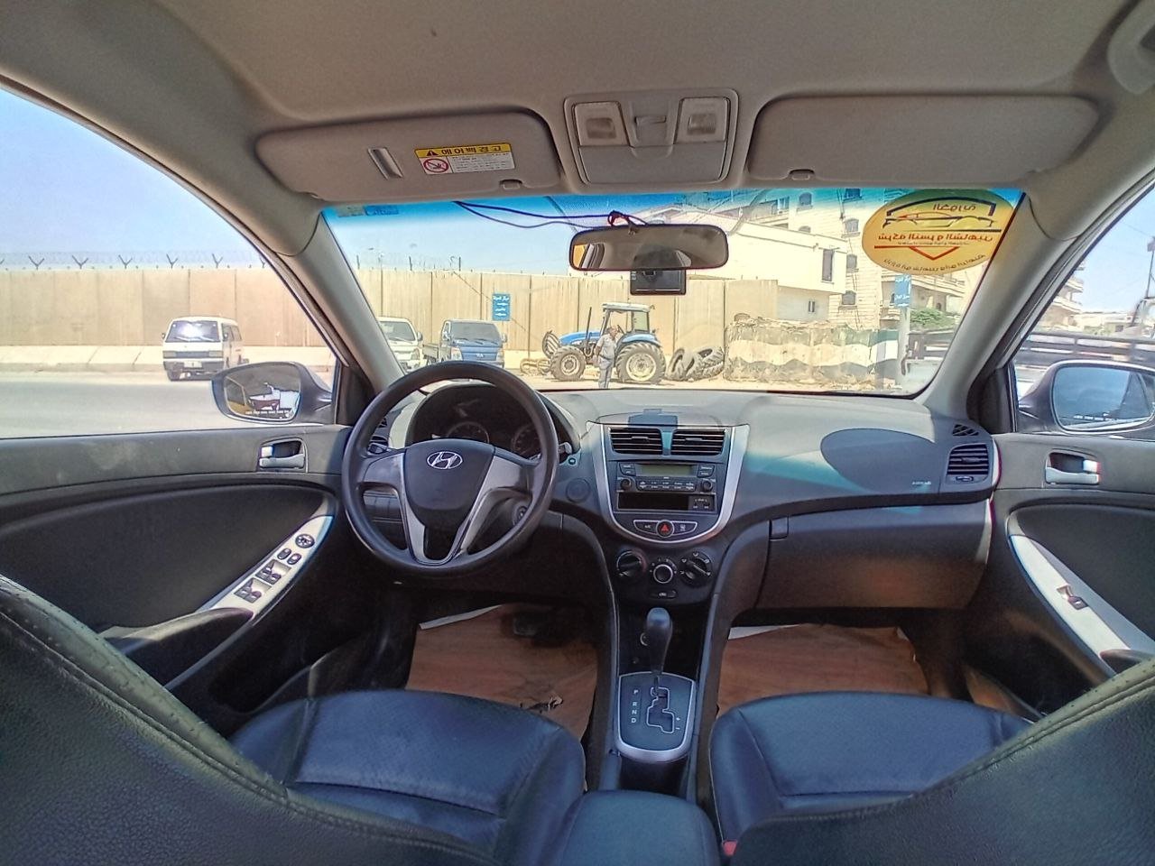 kilometrage car sale hyundai accent standard sedan used 2011 aleppo xj image