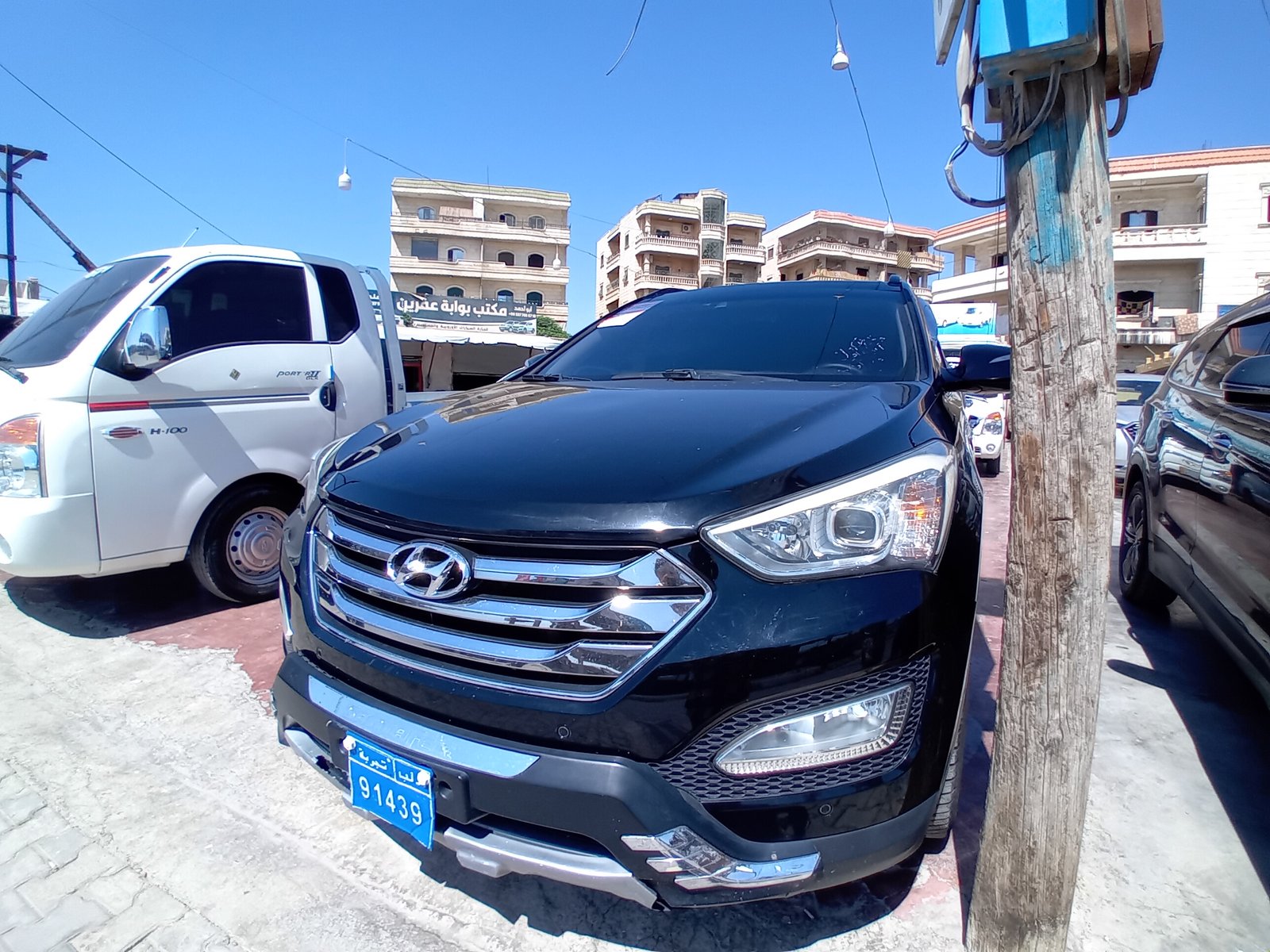 kilometrage car sale hyundai santa fe evgt suv used 2012 aleppo lr card image