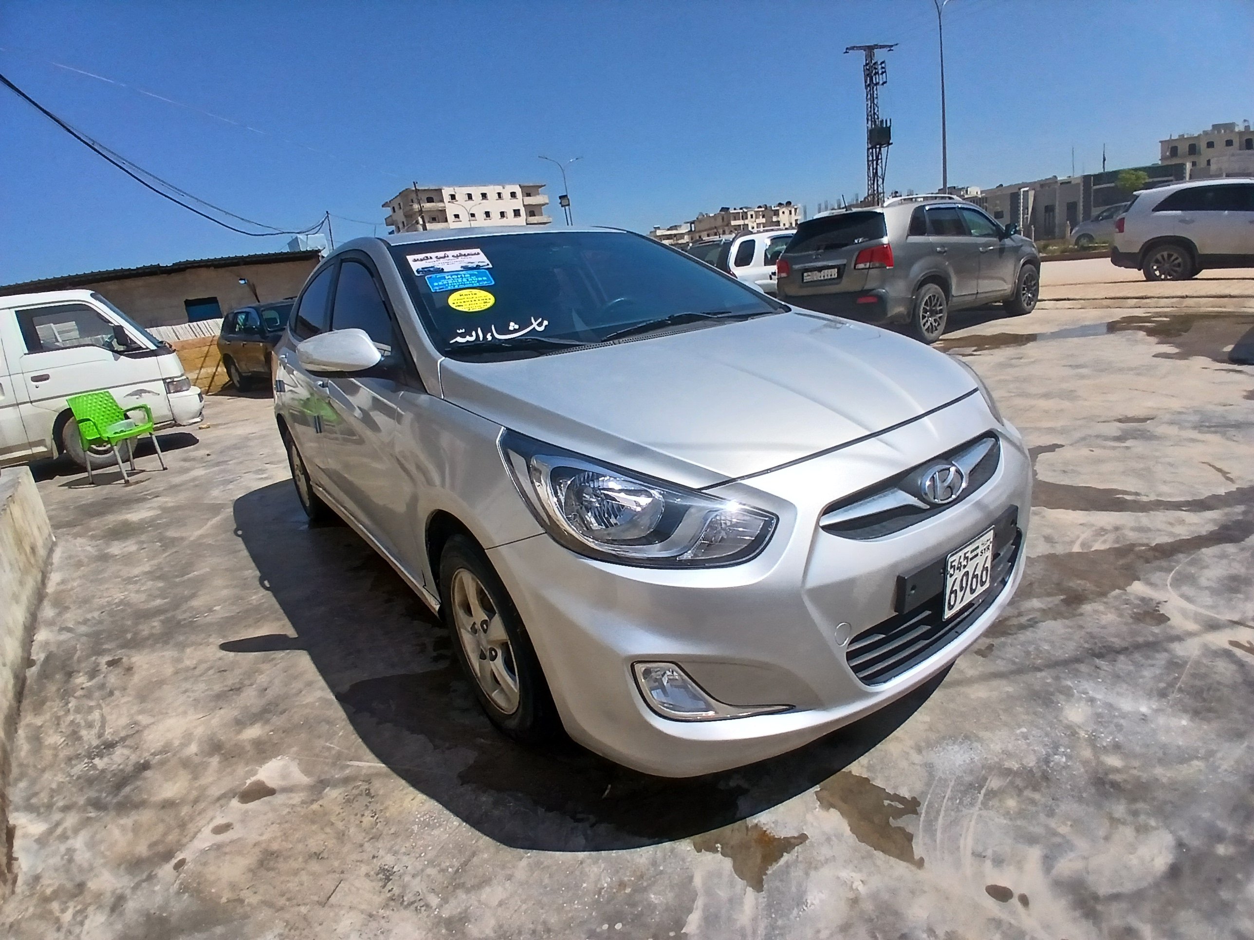 kilometrage car sale hyundai accent vvt sedan used 2012 aleppo xl image