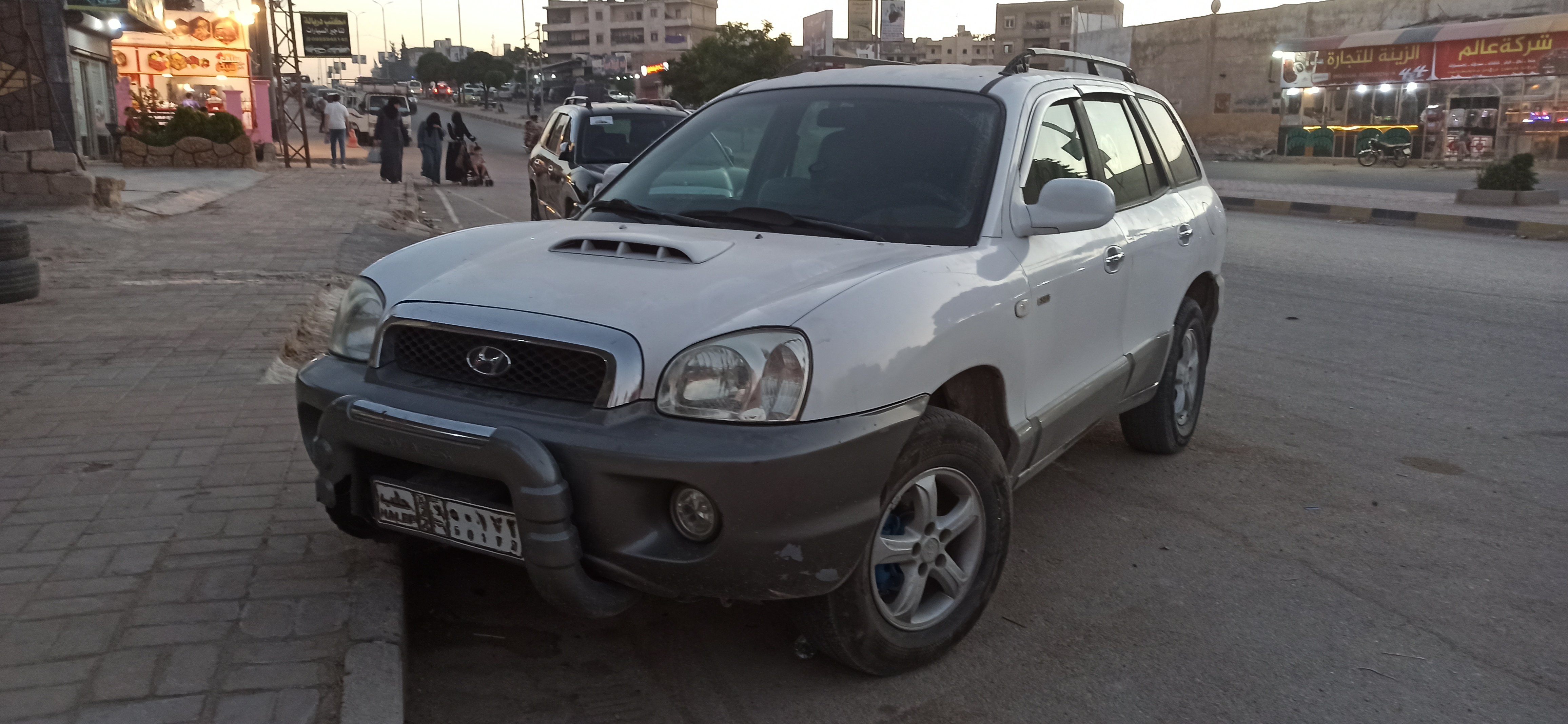 kilometrage car sale hyundai santa fe 2 2 d suv used 2001 aleppo ur image