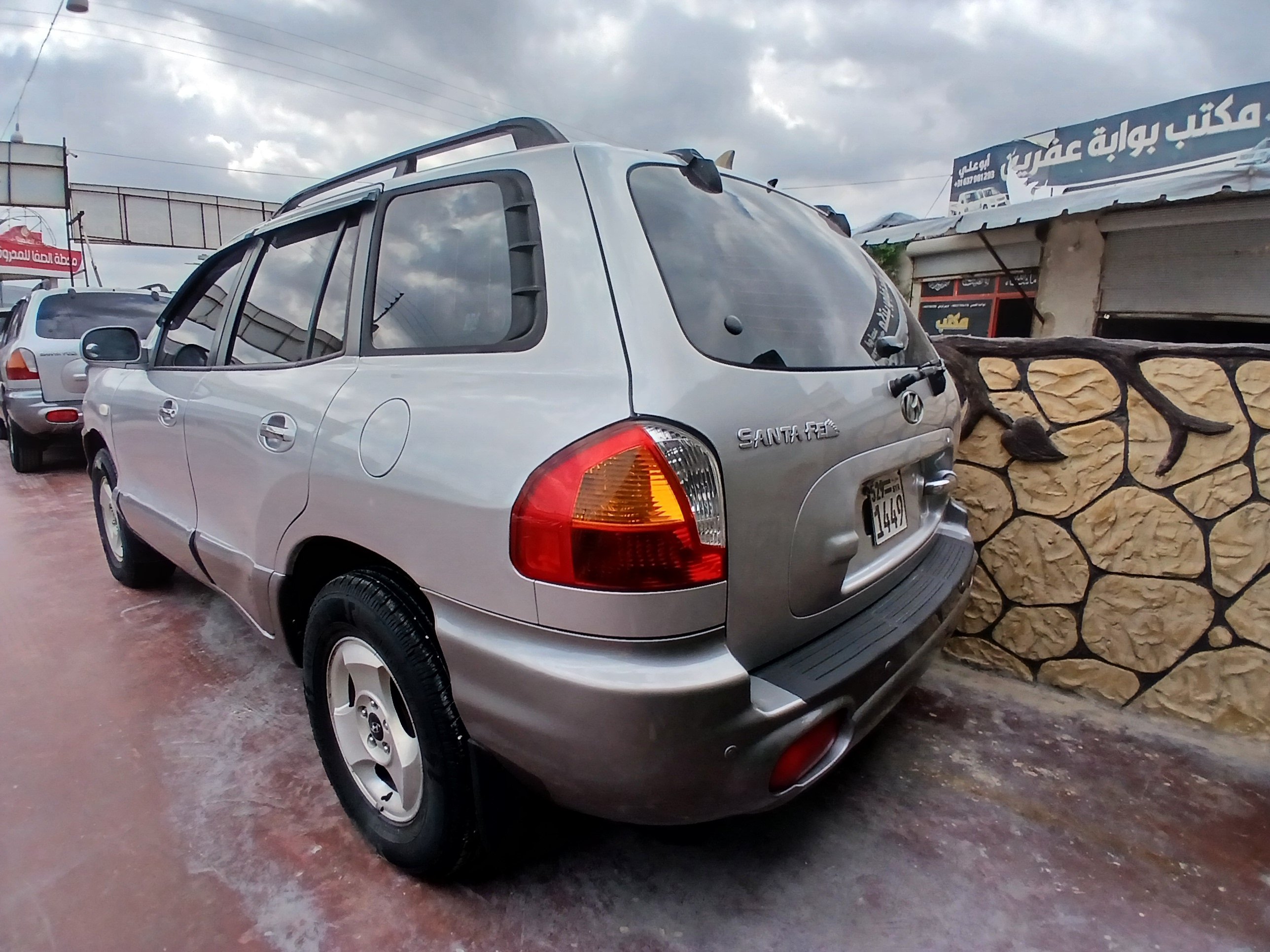 kilometrage car sale hyundai santa fe se suv used 2003 aleppo ff image