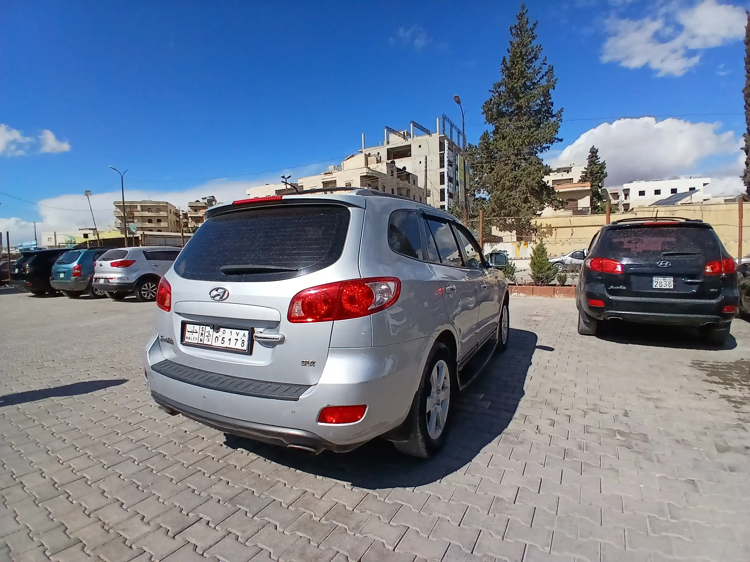 kilometrage car sale hyundai santa fe slx suv used 2008 aleppo iz image