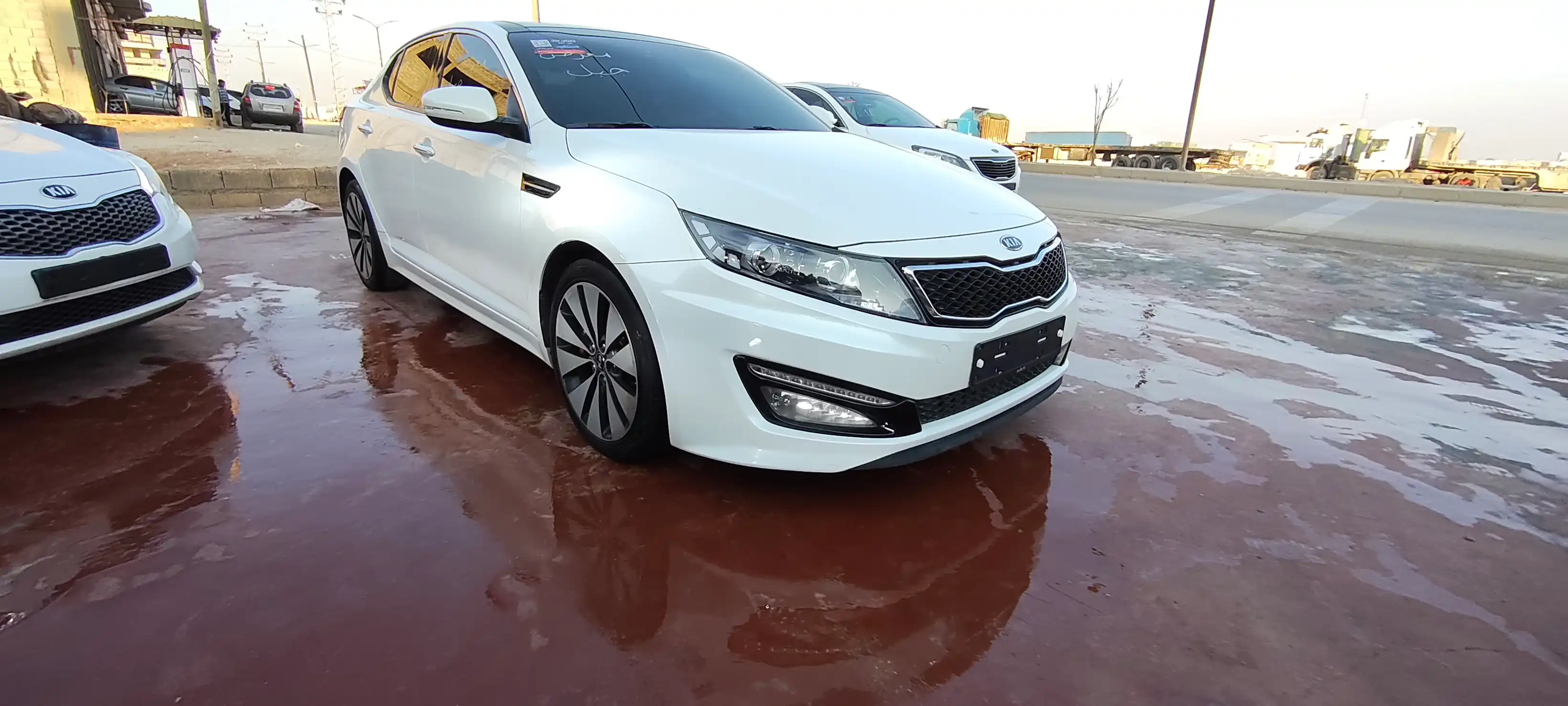 kilometrage car sale kia k5 standard sedan used 2011 aleppo qv image