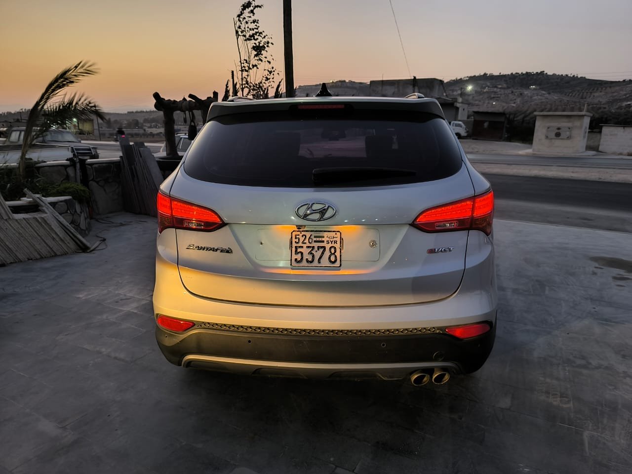 kilometrage car sale hyundai santa fe evgt suv new 2013 aleppo bu image