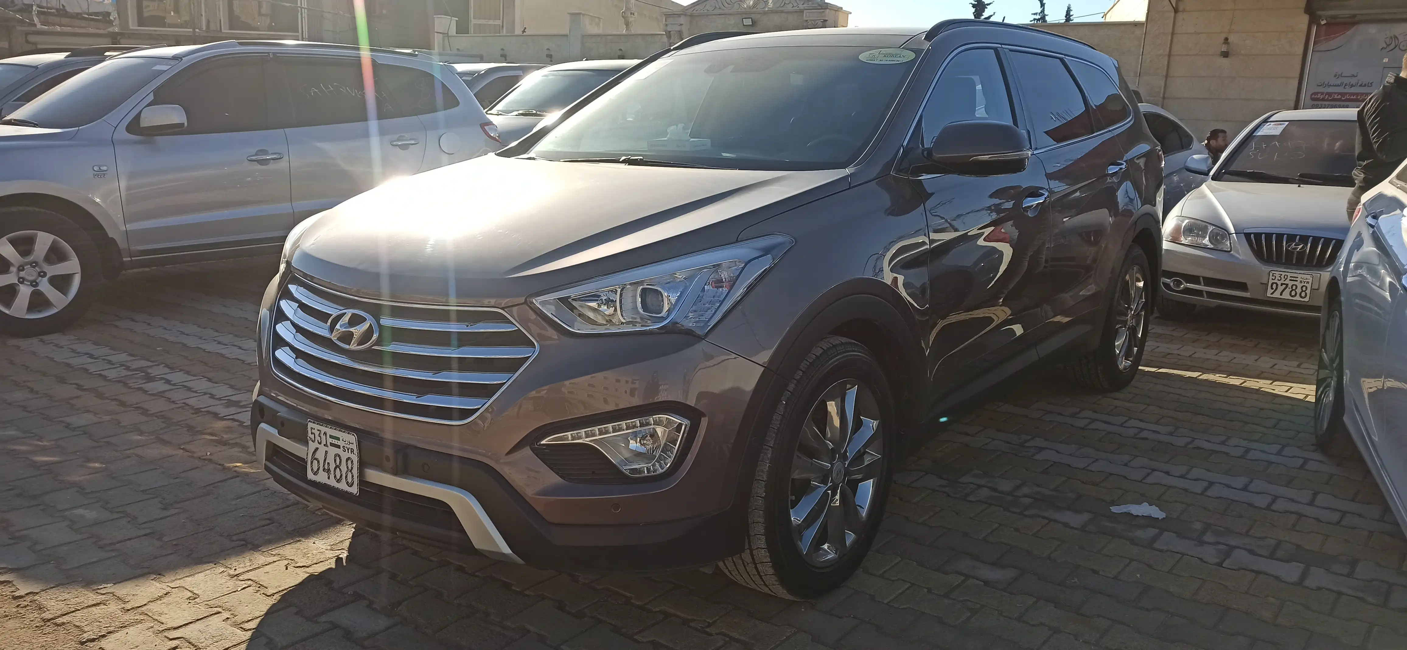 kilometrage car sale hyundai veracruz limited suv used 2014 aleppo pp card image