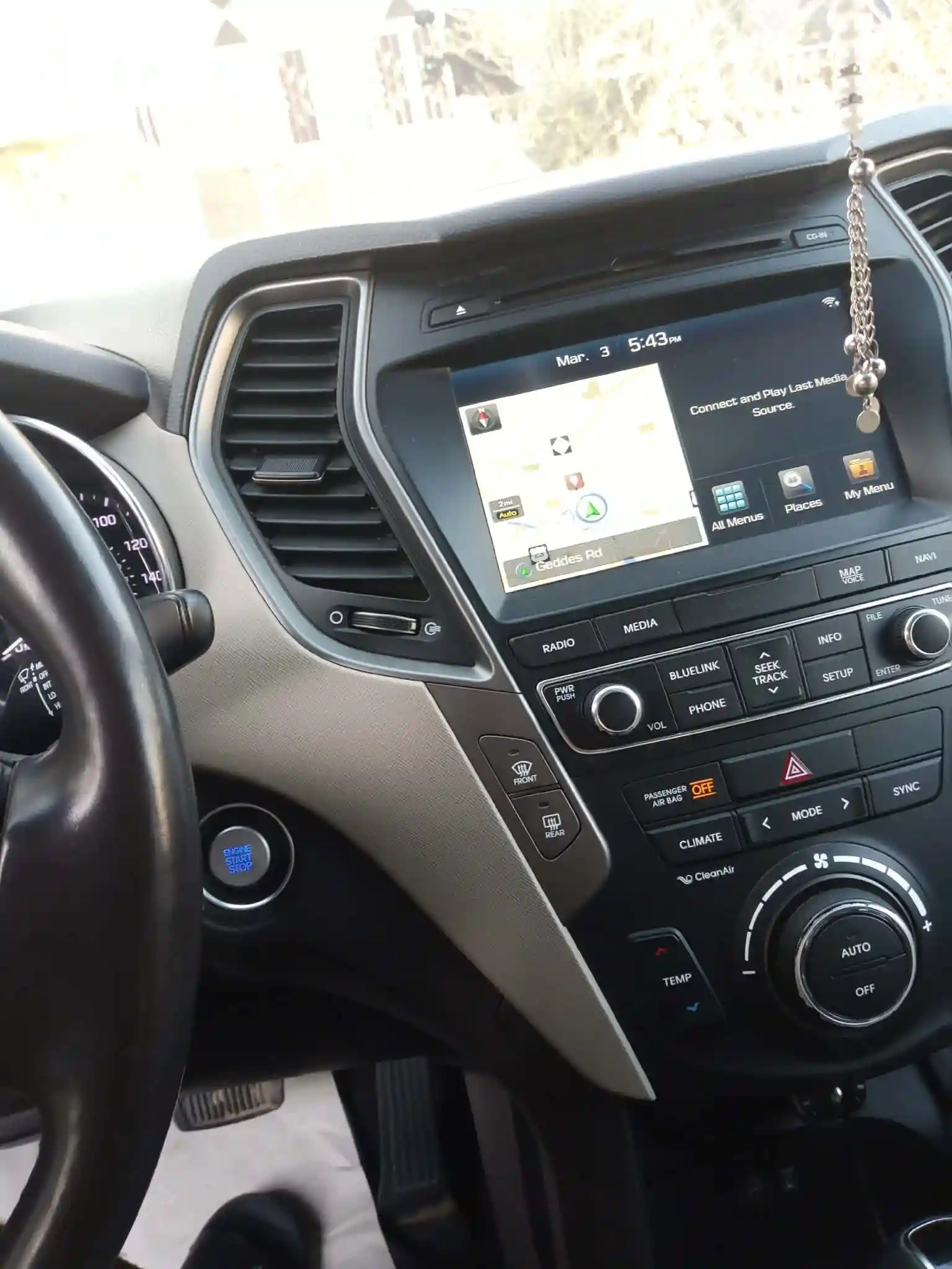 kilometrage car sale hyundai santa fe evgt suv used 2018 aleppo vj image