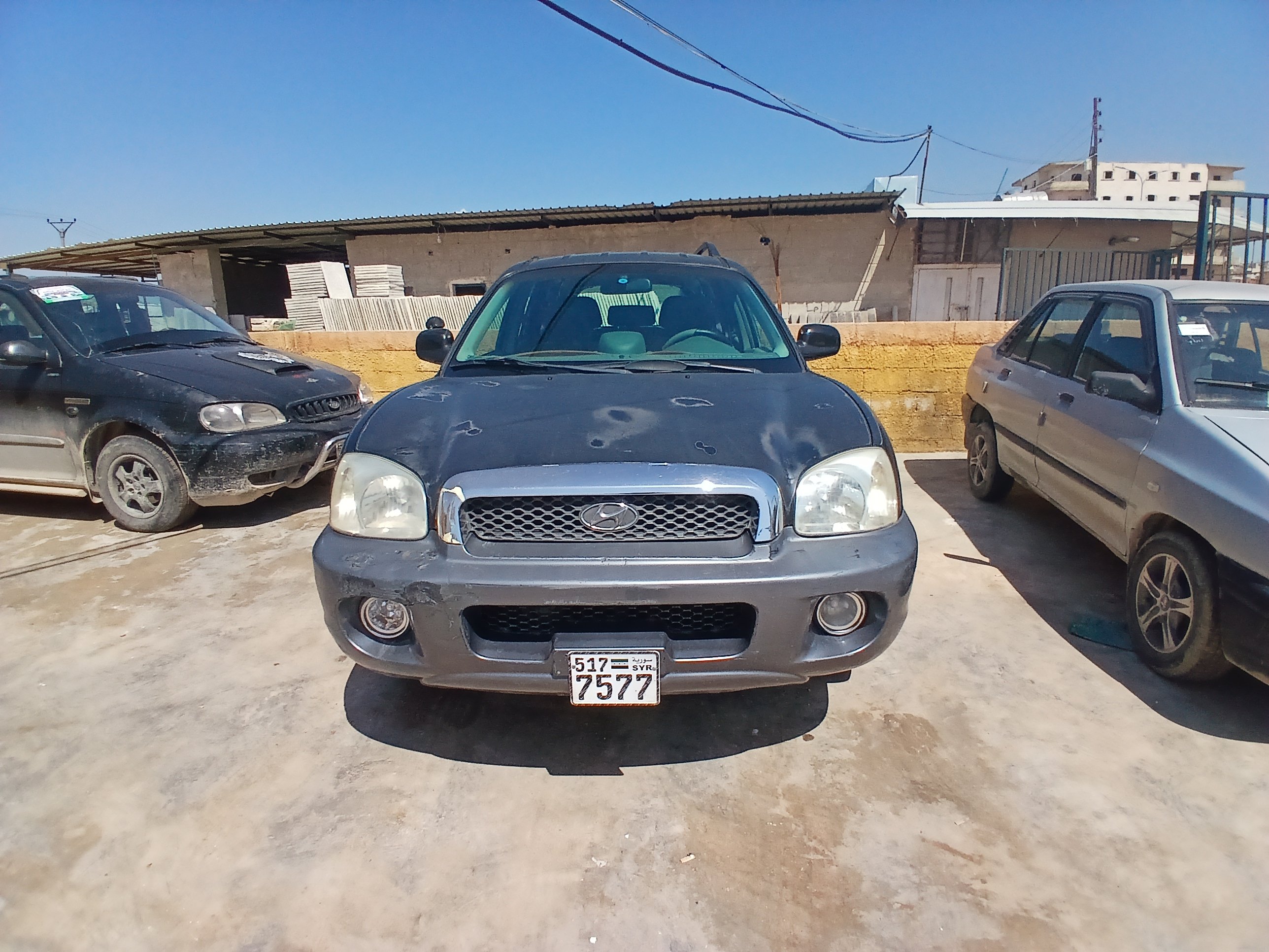 kilometrage car sale hyundai santa fe gold suv used 2003 aleppo sf image