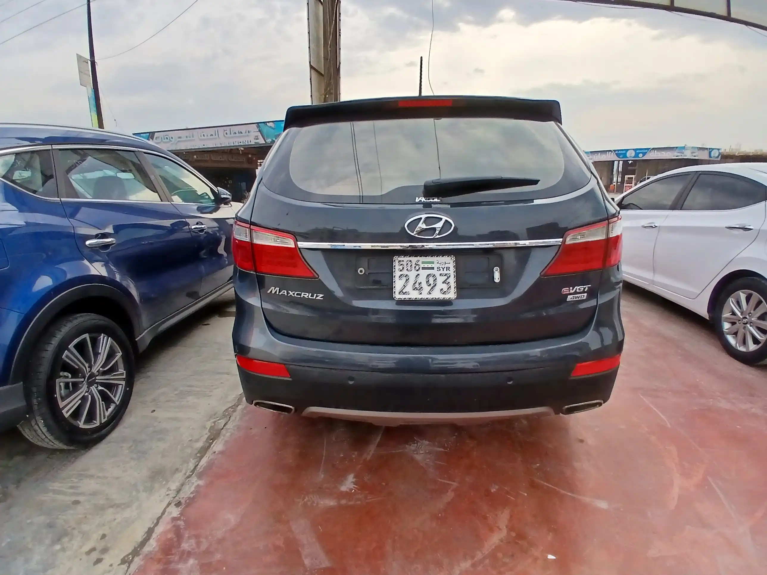 kilometrage car sale hyundai maxcruz evgt suv 2014 aleppo mk image