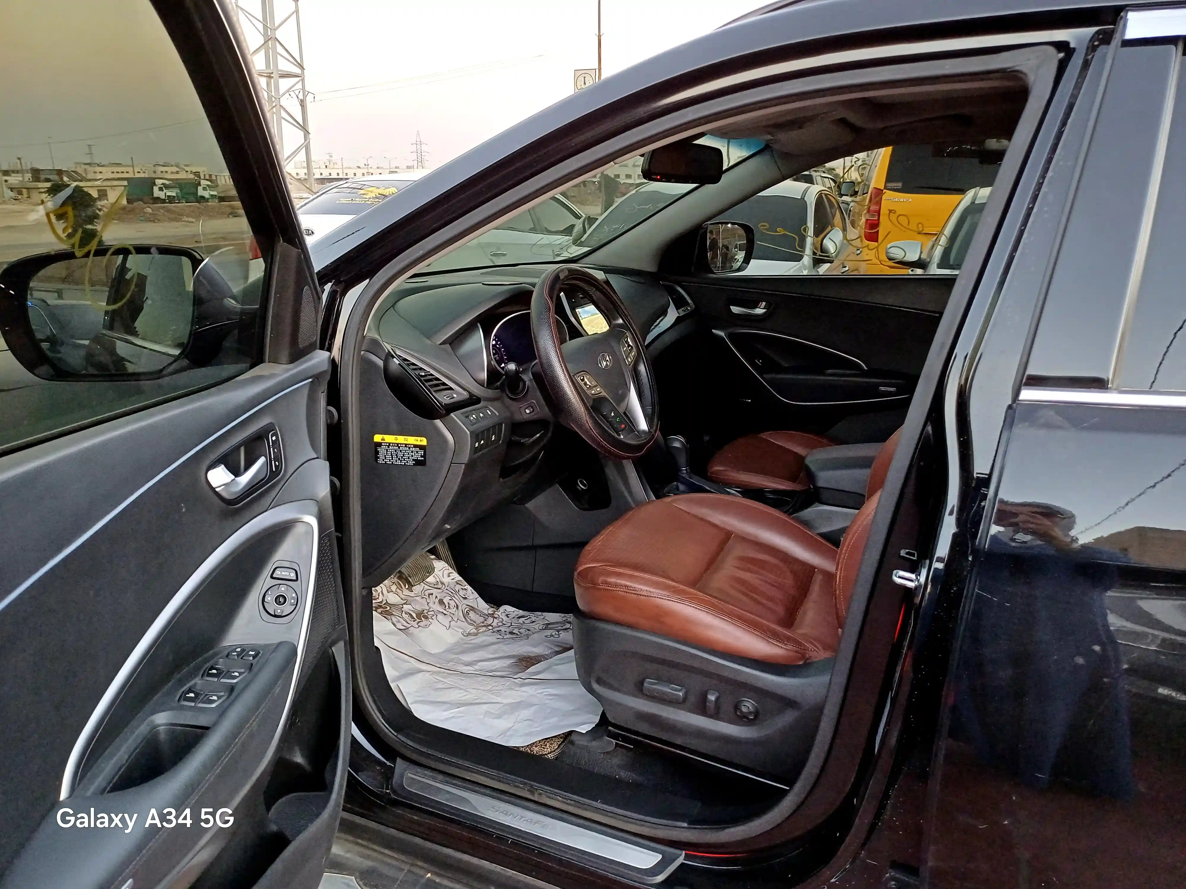kilometrage car sale hyundai santa fe evgt suv used 2014 aleppo pz image