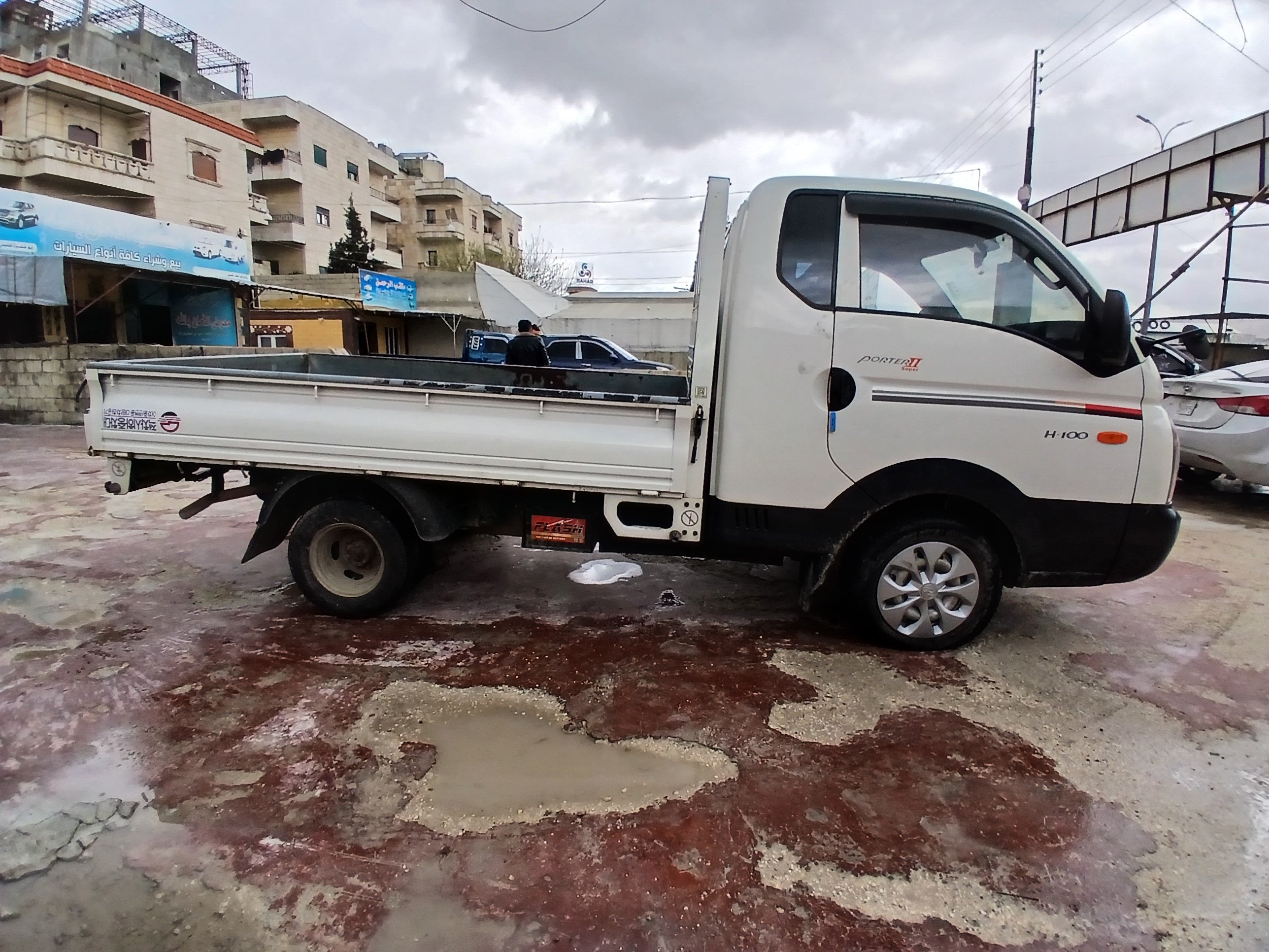 kilometrage car sale hyundai porter ii 2 crdi cargo truck used 2009 aleppo rz image