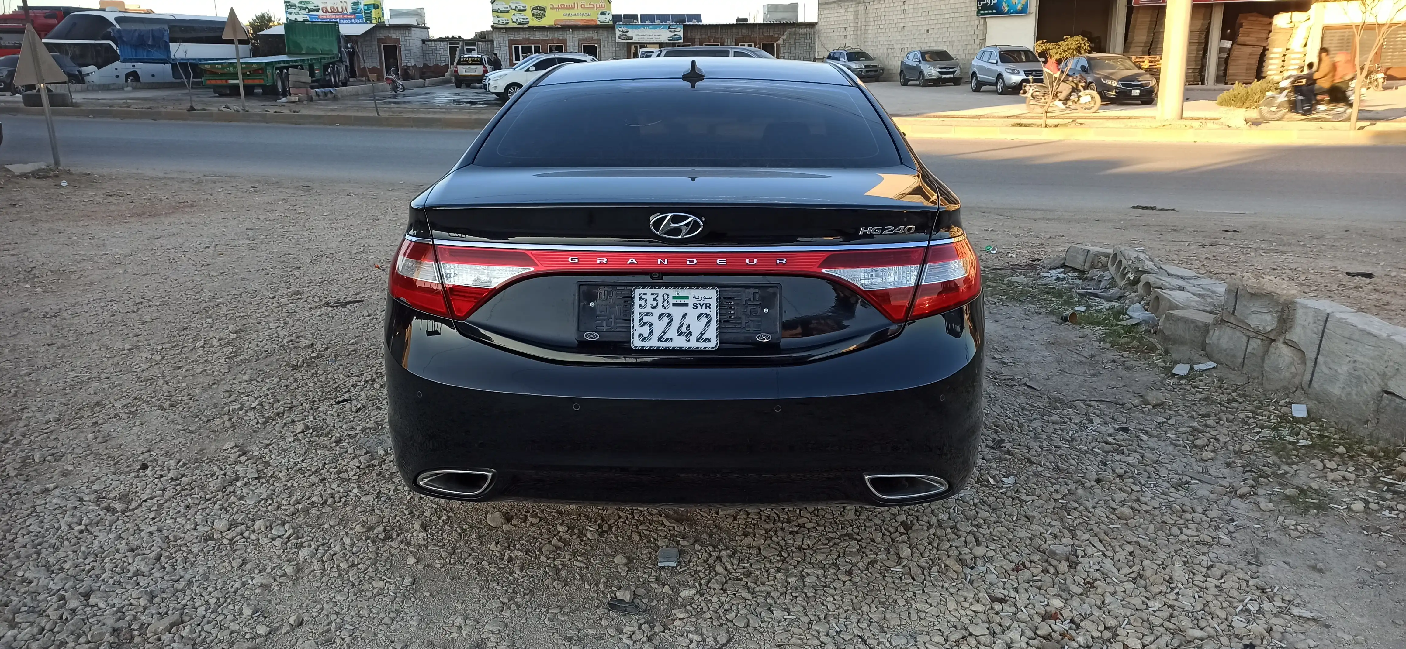 kilometrage car sale hyundai grandeur hg 240 sedan used 2012 aleppo uf image