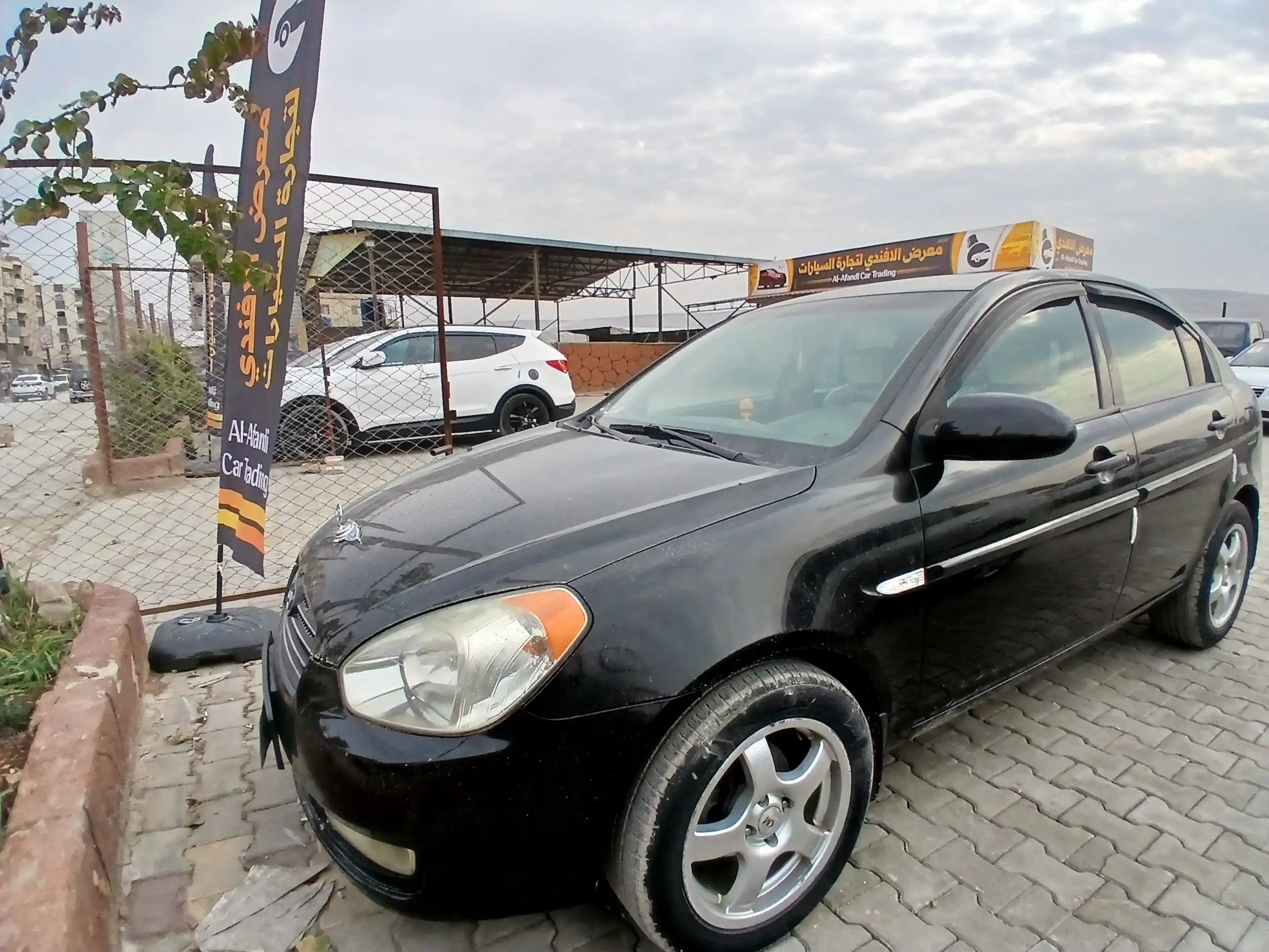 kilometrage car sale hyundai accent standard sedan used 2007 aleppo hi card image