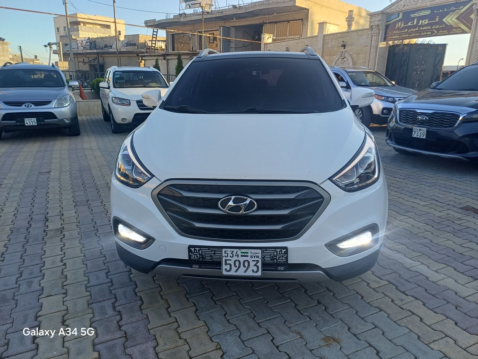 kilometrage car sale hyundai tucson 1 7 d pjoojnc used 2014 aleppo ul image