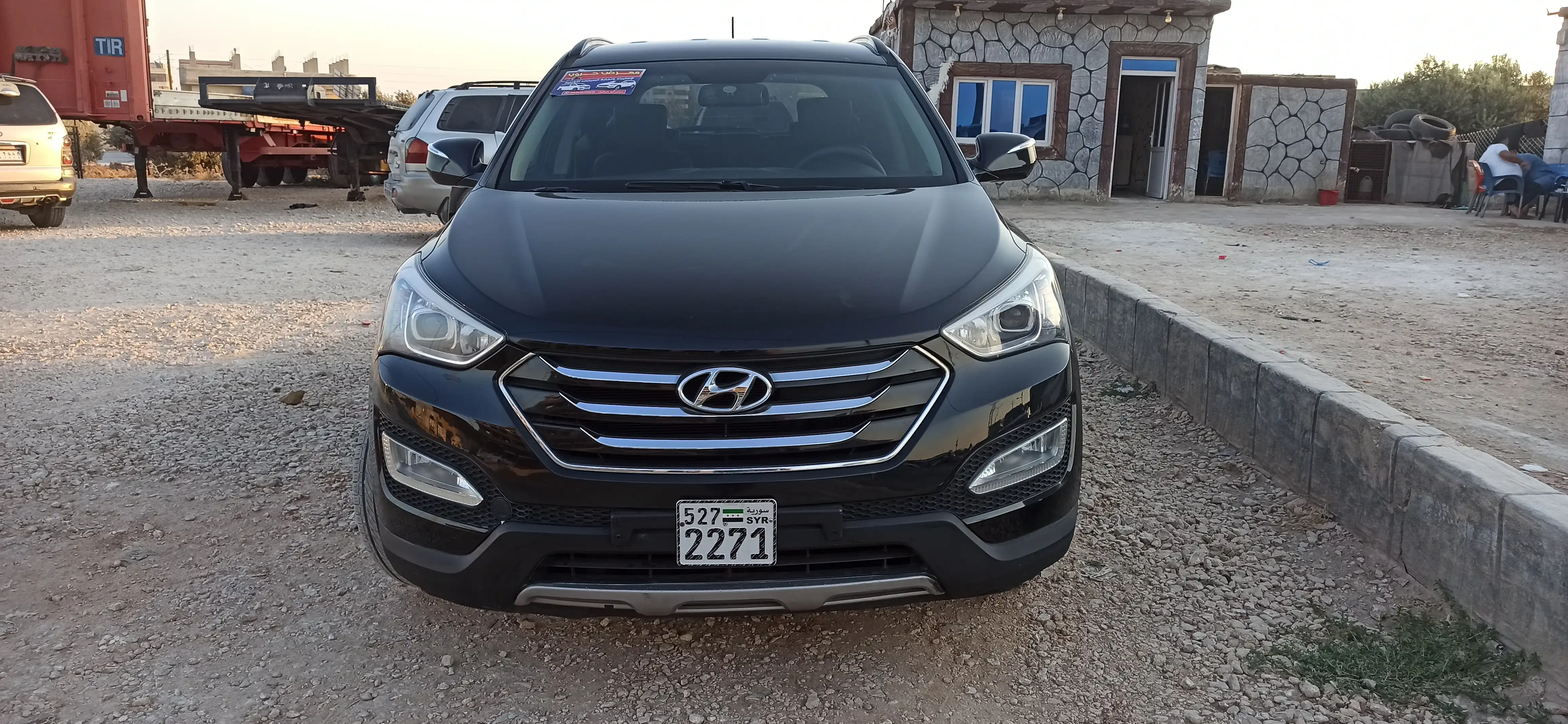 kilometrage car sale hyundai santa fe evgt suv used 2013 aleppo za image