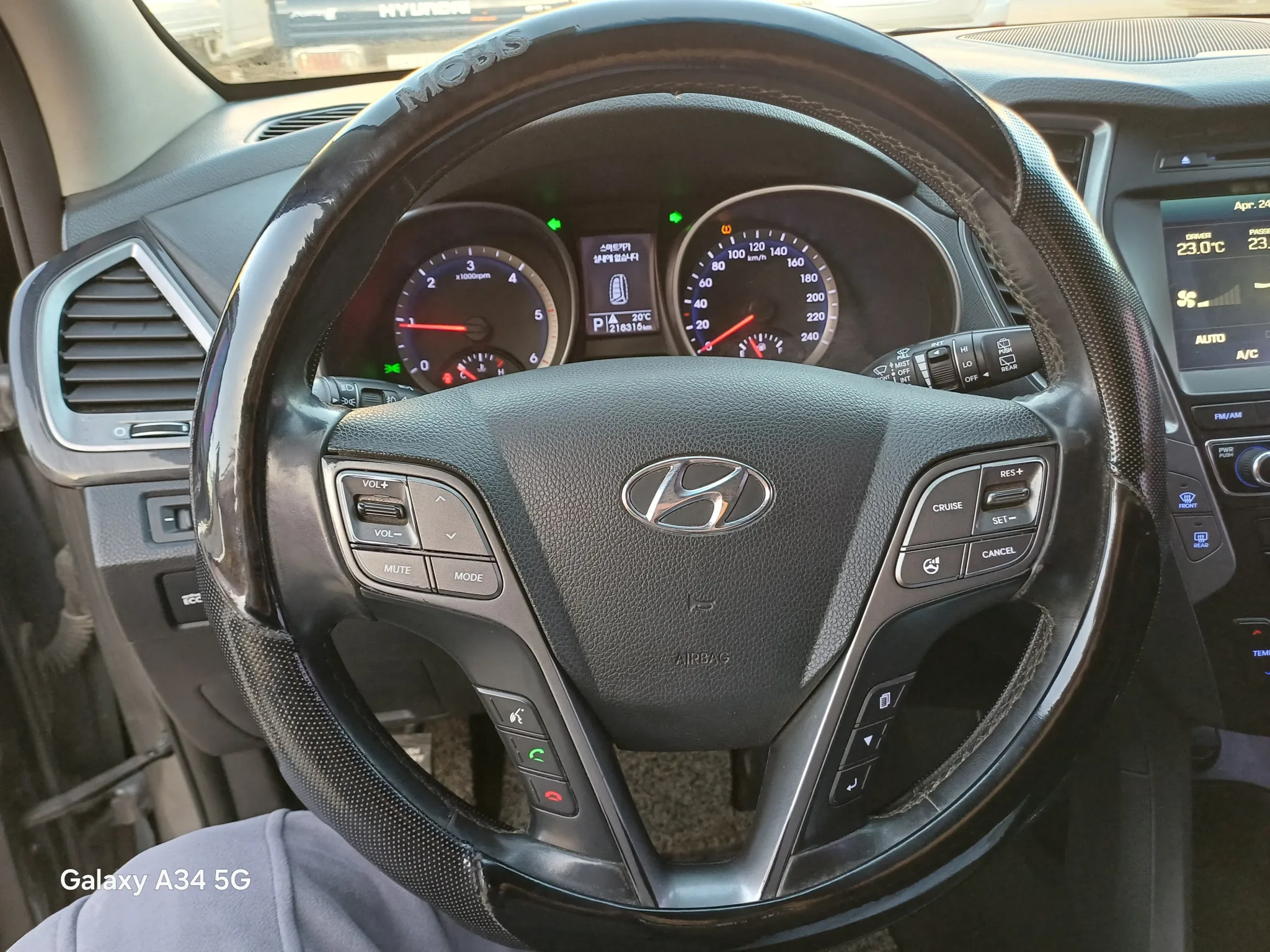 kilometrage car sale hyundai santa fe evgt suv used 2014 aleppo jq image