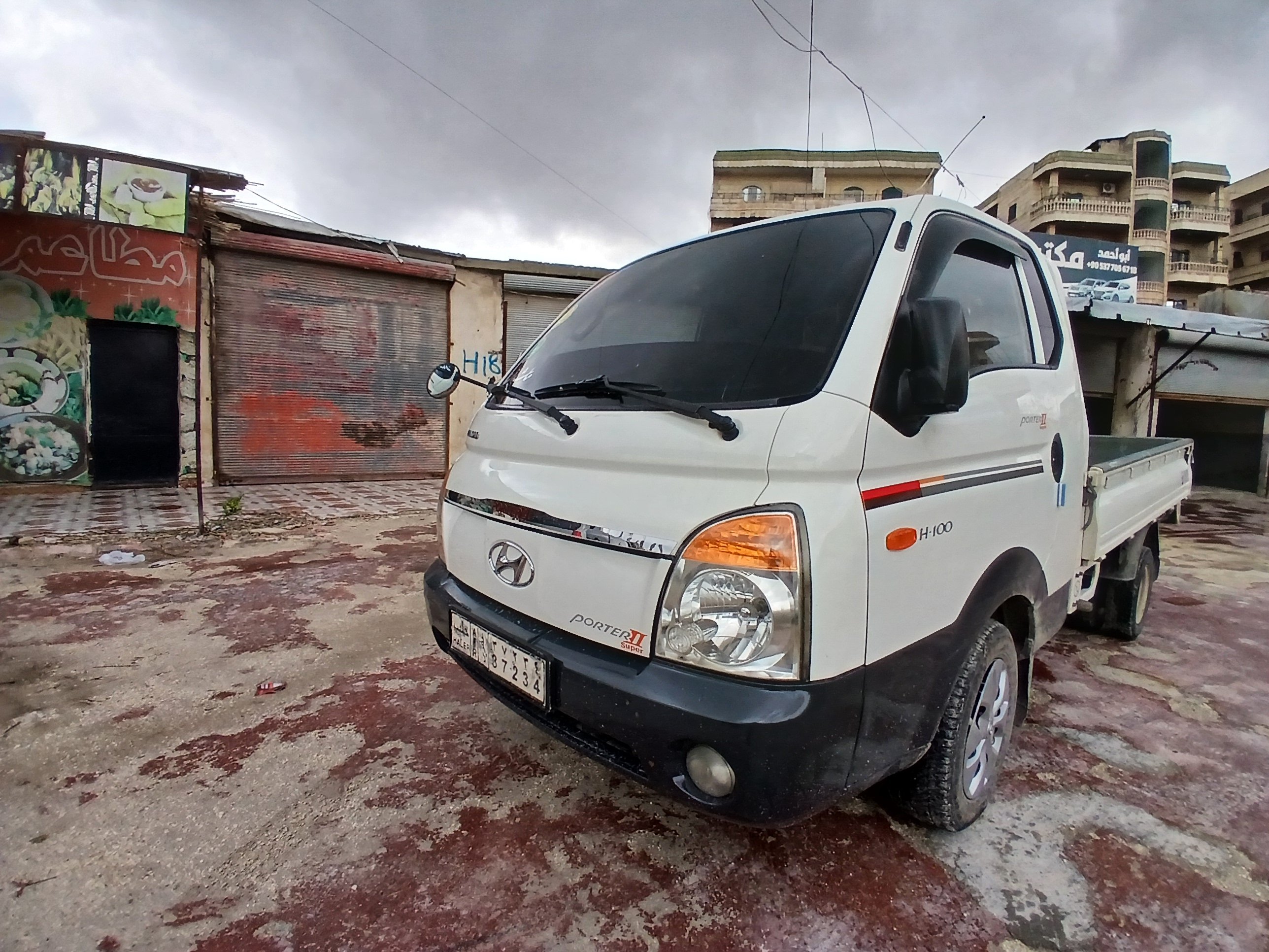 kilometrage car sale hyundai porter ii 2 crdi cargo truck used 2009 aleppo rz image