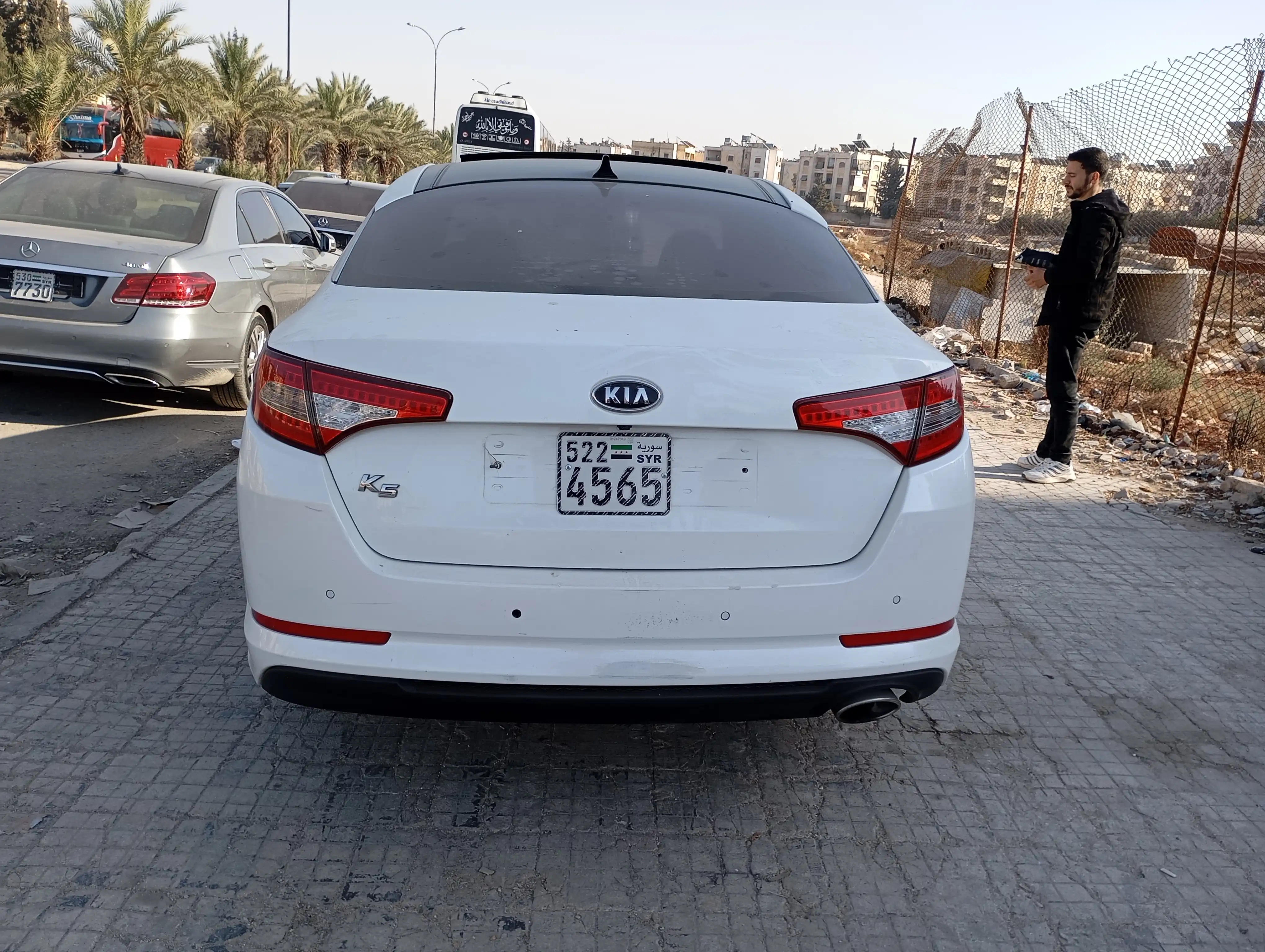 kilometrage car sale kia k5 standard sedan used 2012 aleppo ly image
