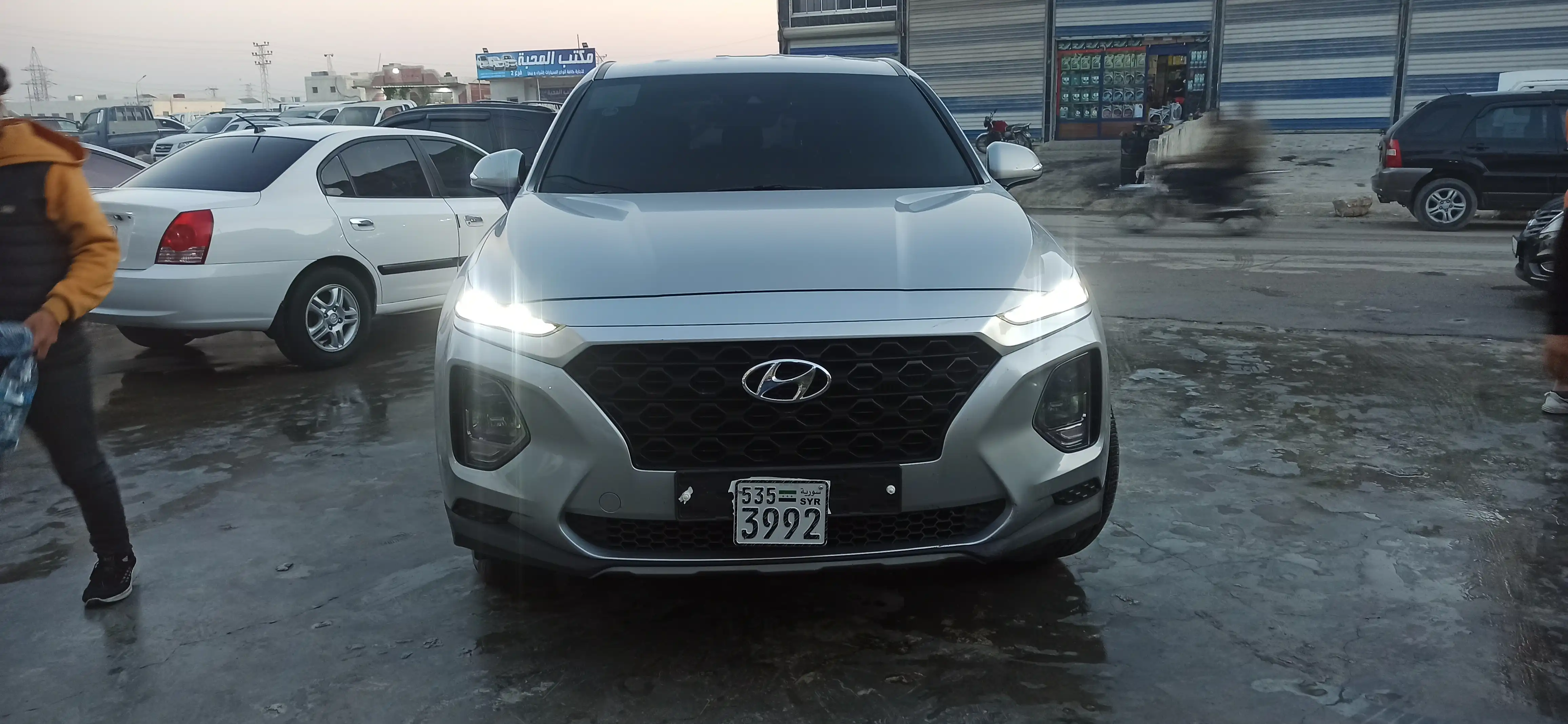 kilometrage car sale hyundai santa fe evgt suv used 2020 aleppo nd image