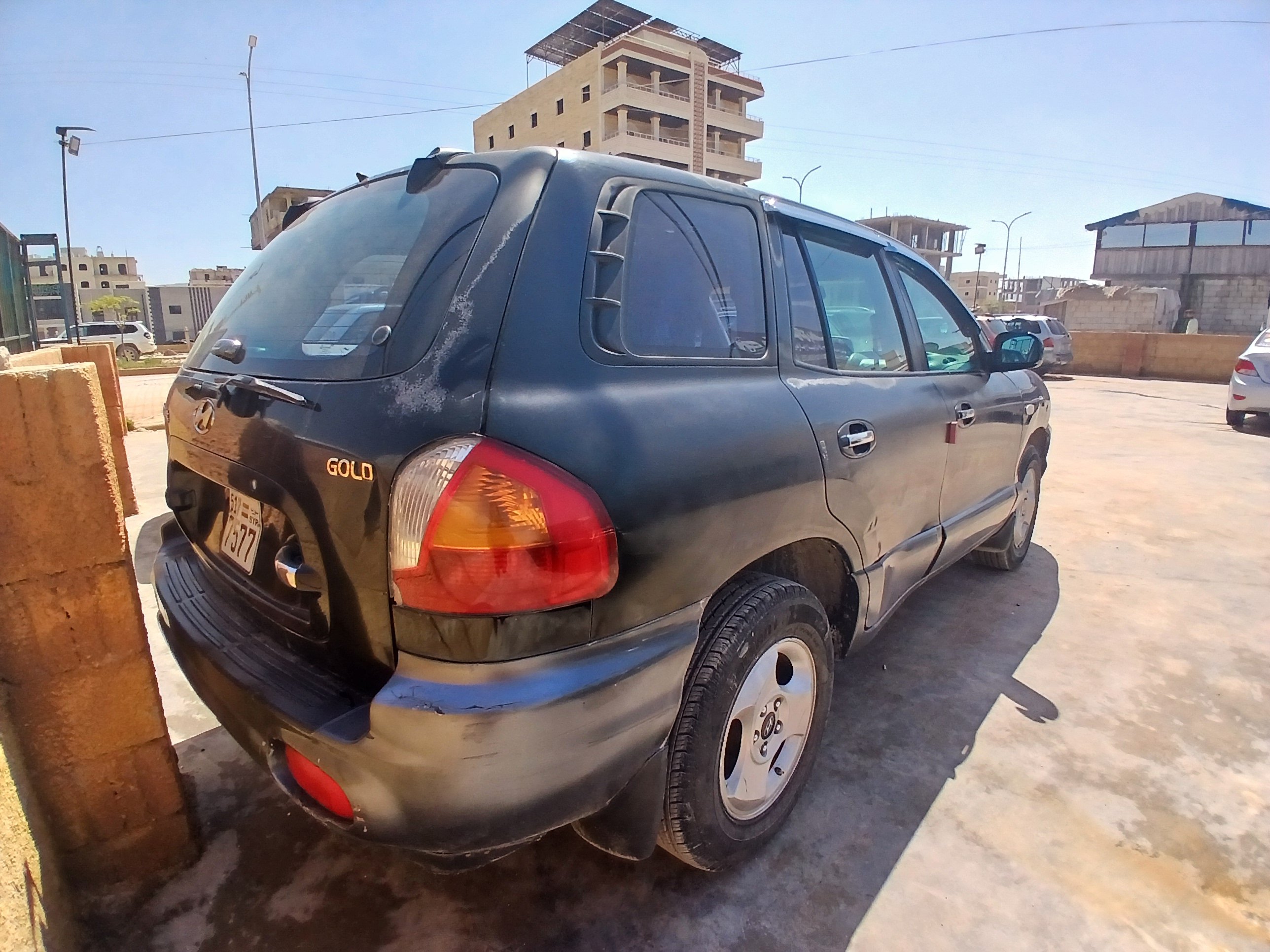 kilometrage car sale hyundai santa fe gold suv used 2003 aleppo sf image