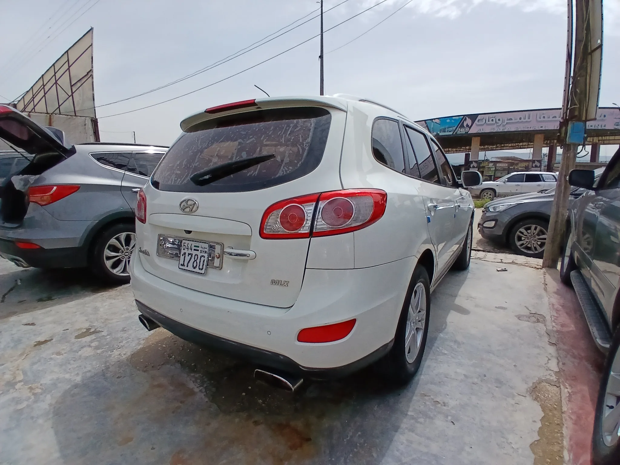 kilometrage car sale hyundai santa fe mlx suv used 2010 aleppo bh image