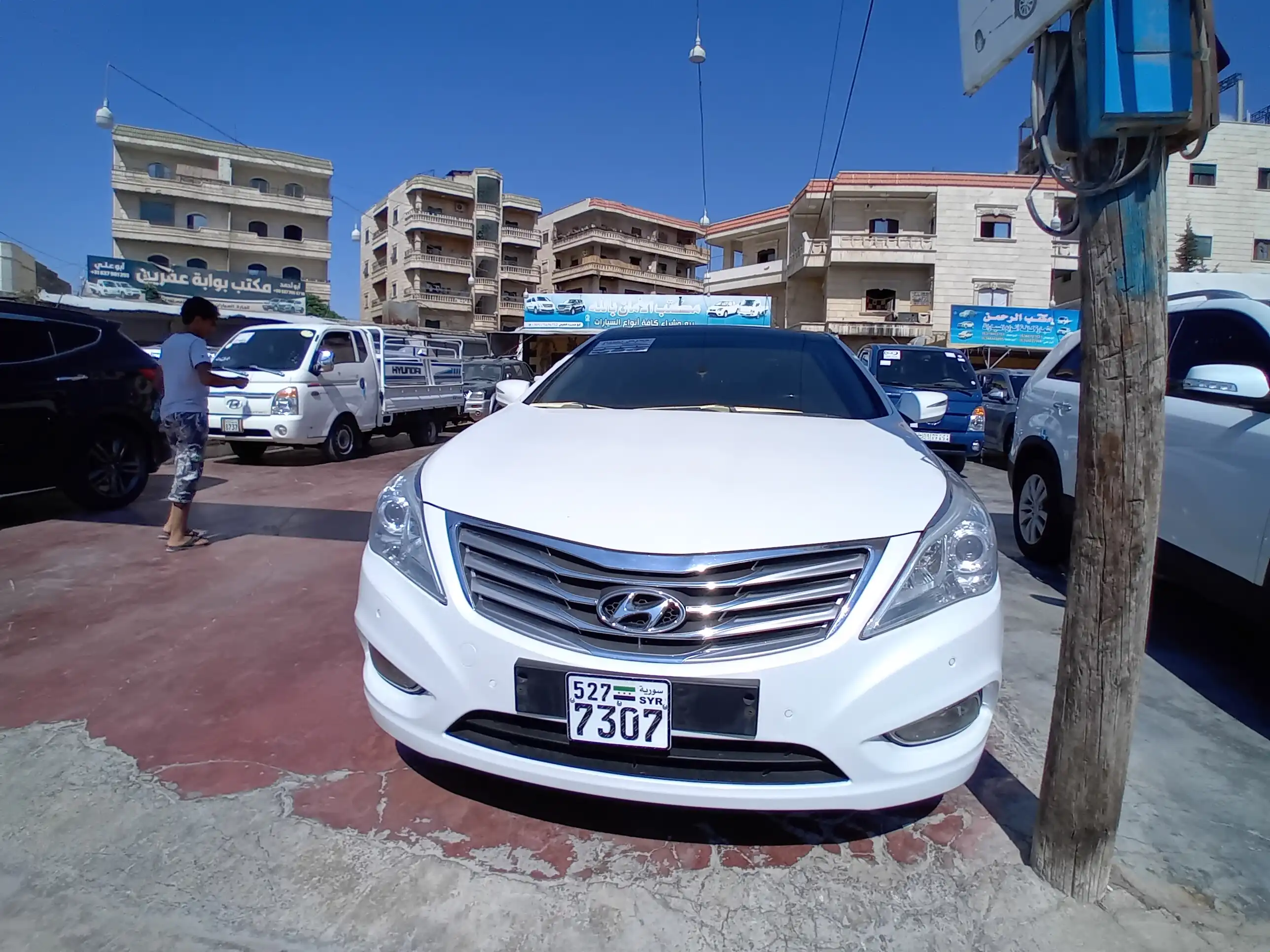 kilometrage car sale hyundai grandeur hg 220 sedan used 2012 aleppo sp image