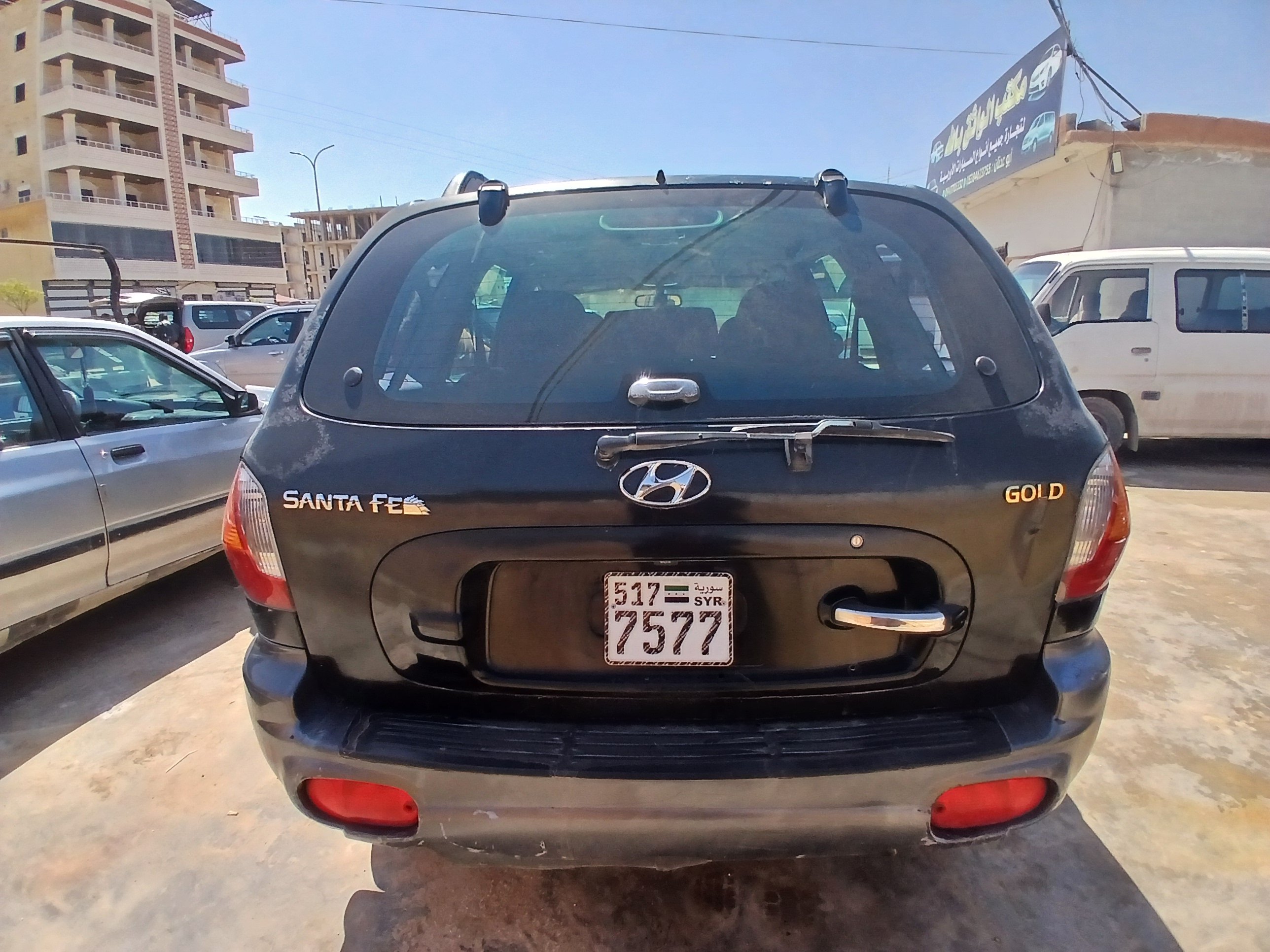 kilometrage car sale hyundai santa fe gold suv used 2003 aleppo sf image