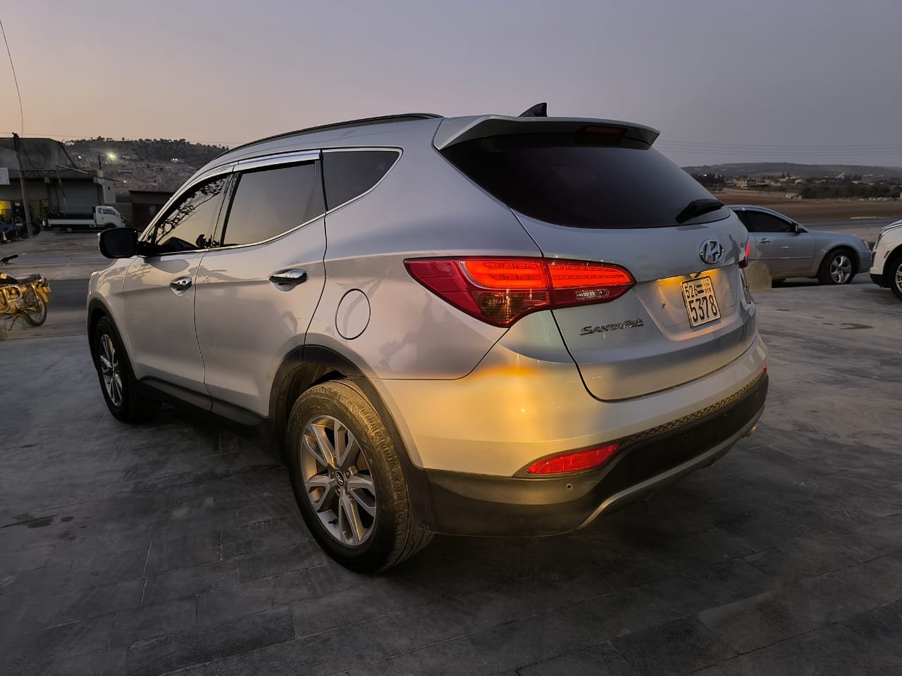 kilometrage car sale hyundai santa fe evgt suv new 2013 aleppo bu image