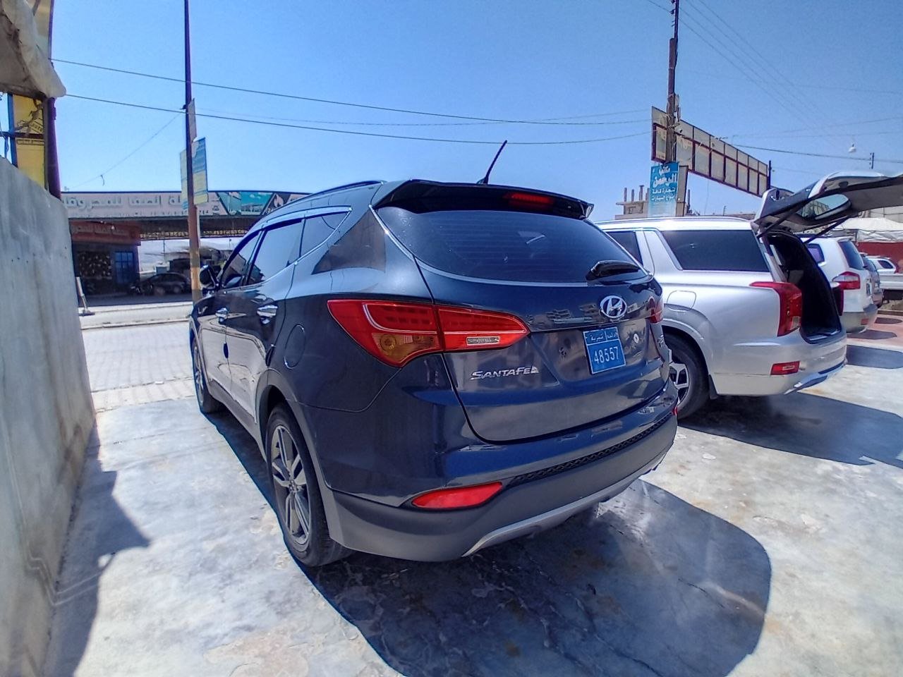 kilometrage car sale hyundai santa fe evgt suv used 2013 aleppo qr image